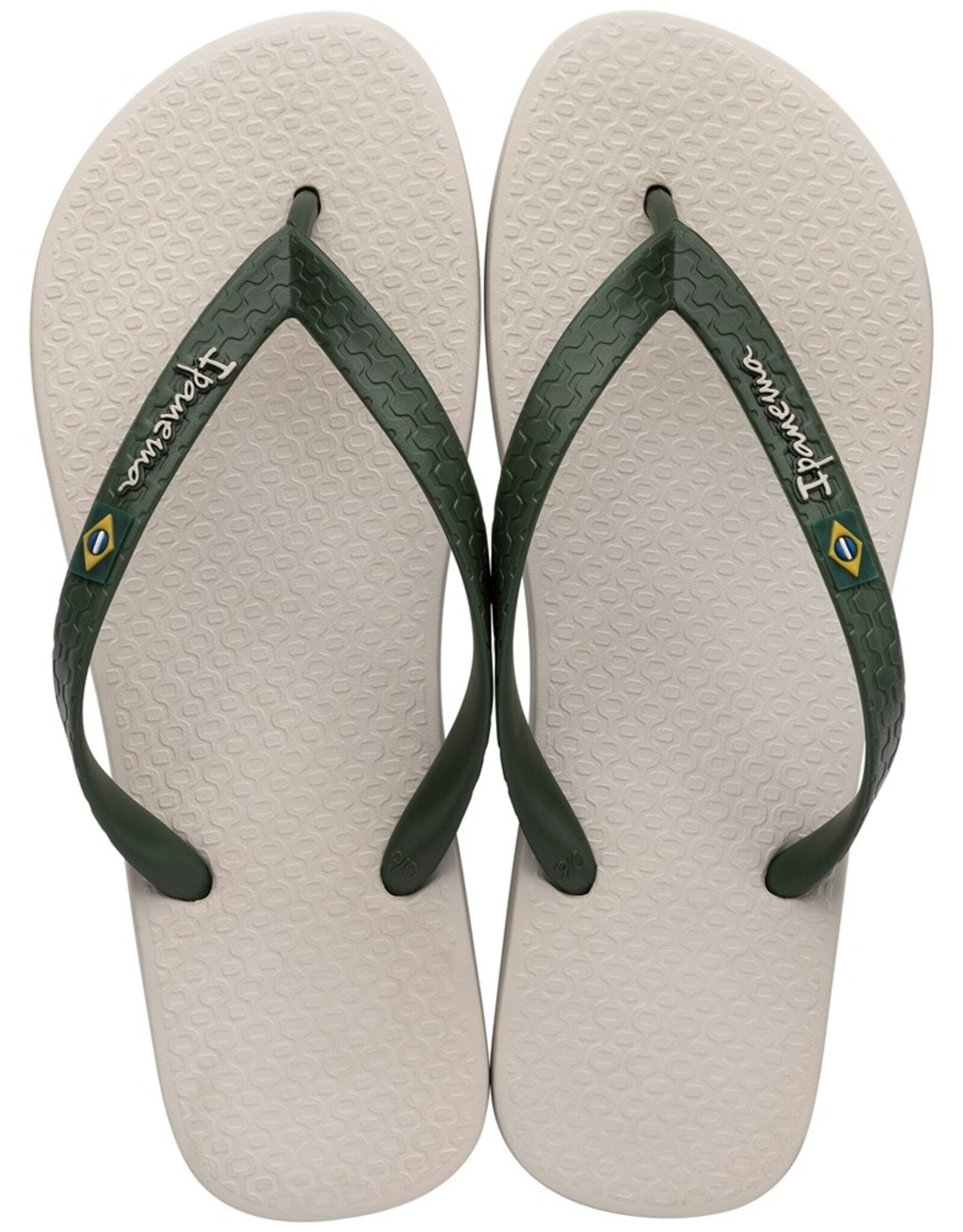 Ipanema Slipper 80415 Classic Brasil -beige/groen