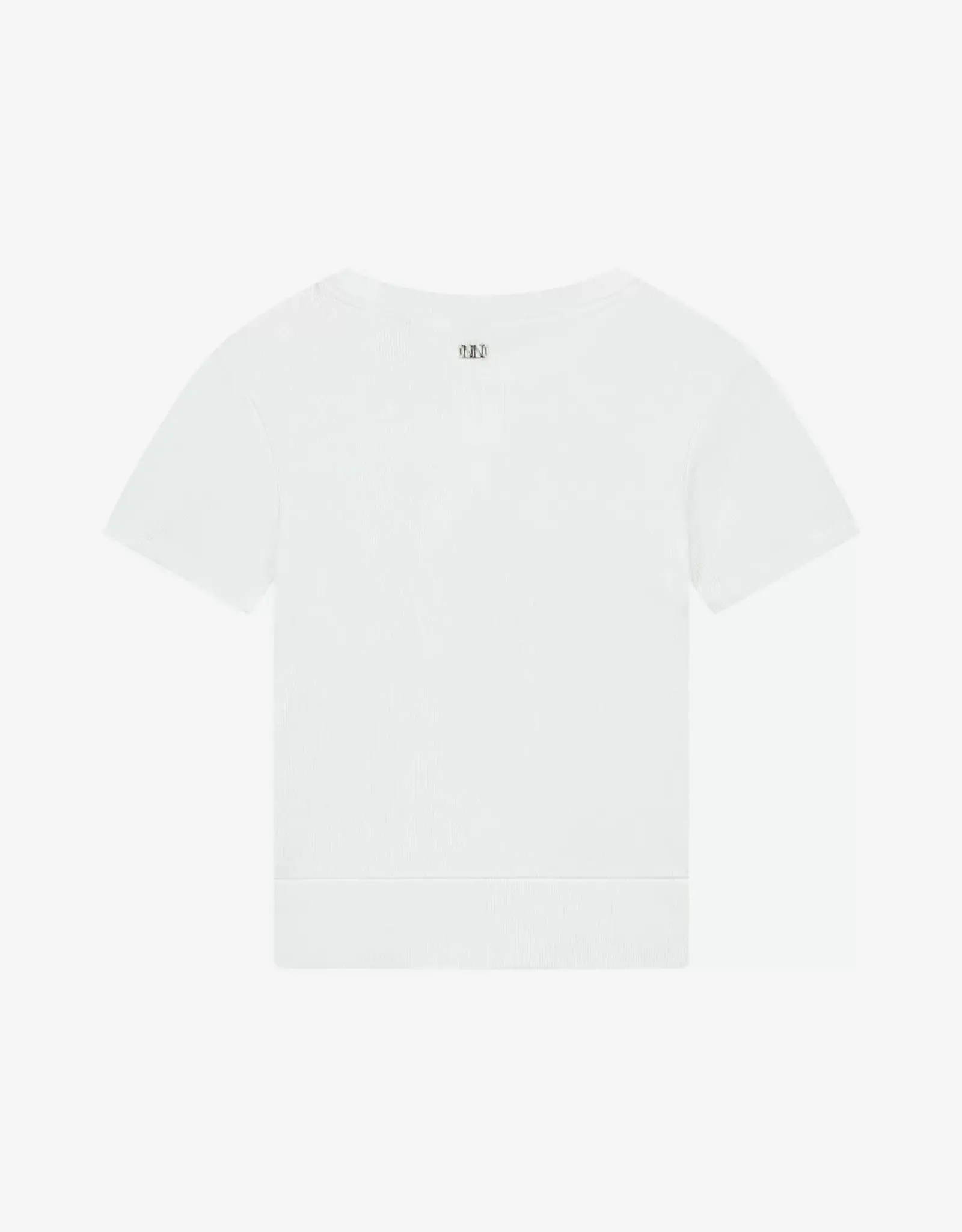 Nik & Nik T-shirt Knot rib - roomwit