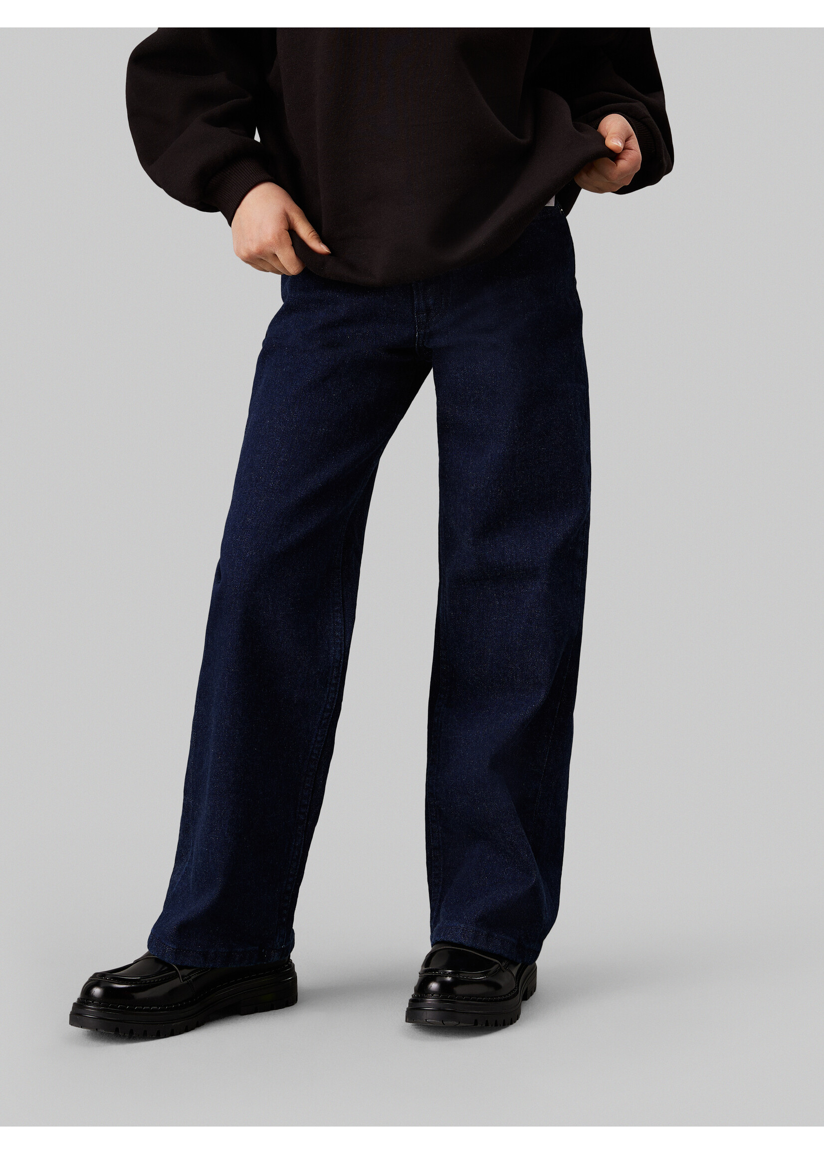 Calvin Klein Jeans IG0IG026081BJ - wide leg - medium blauw