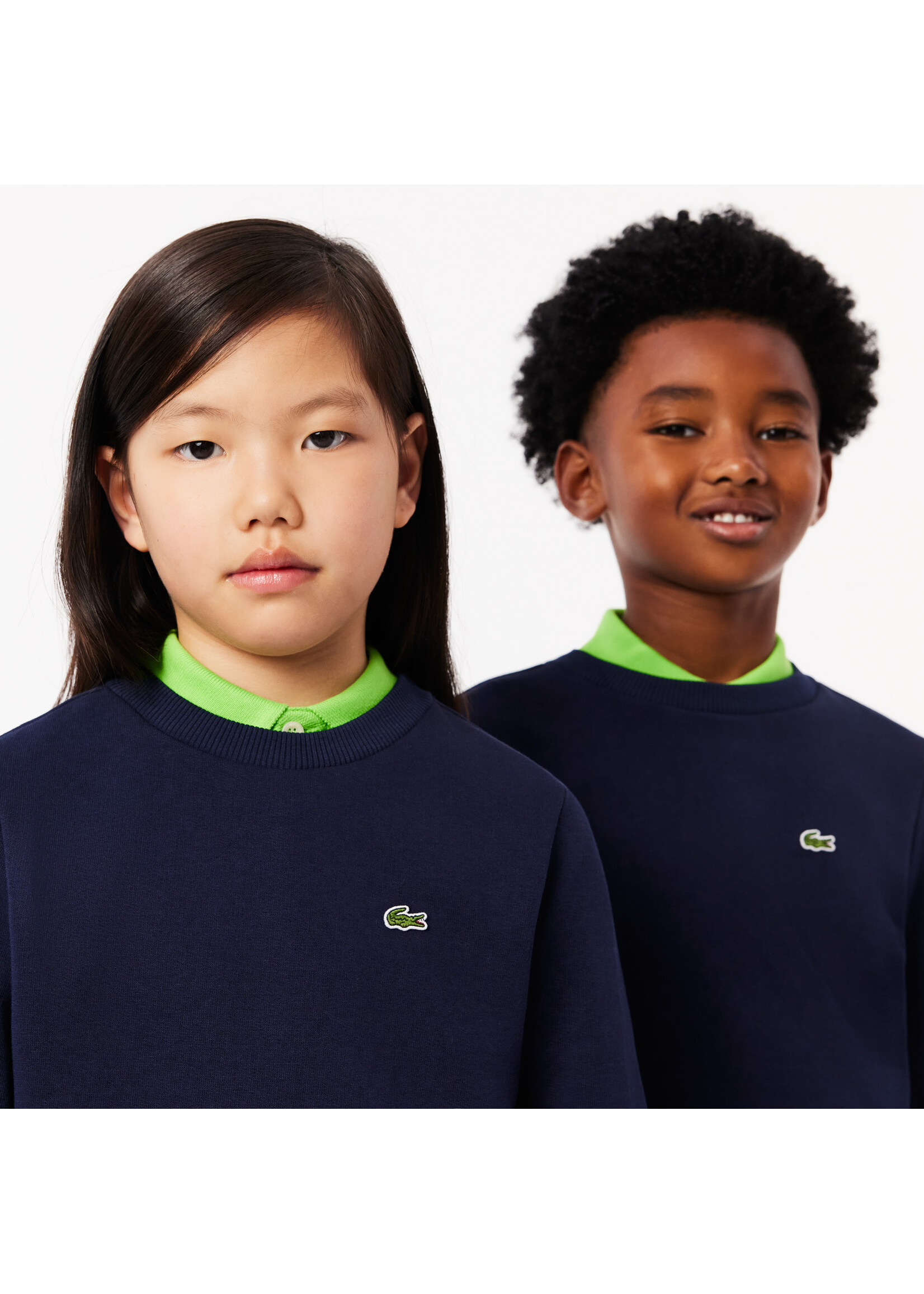 Lacoste Basis sweater 947581 UGW - donkerblauw