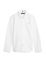 Tommy Hilfiger Overhemd stretch Oxford KB0KB06964YBR - wit