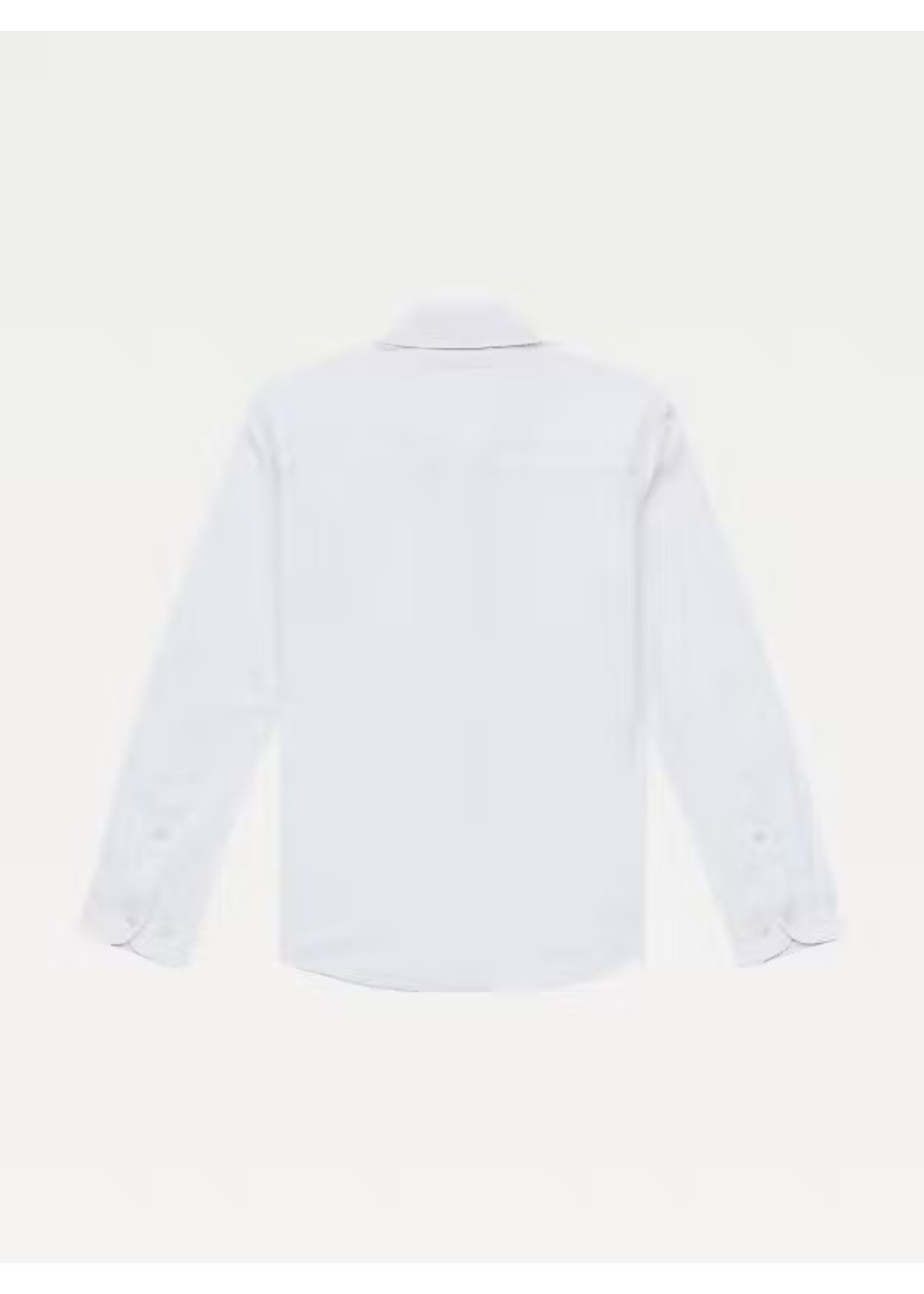 Tommy Hilfiger Overhemd stretch Poplin KB0KB06965YBR - wit