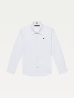Tommy Hilfiger Overhemd stretch Poplin KB0KB06965YBR - wit