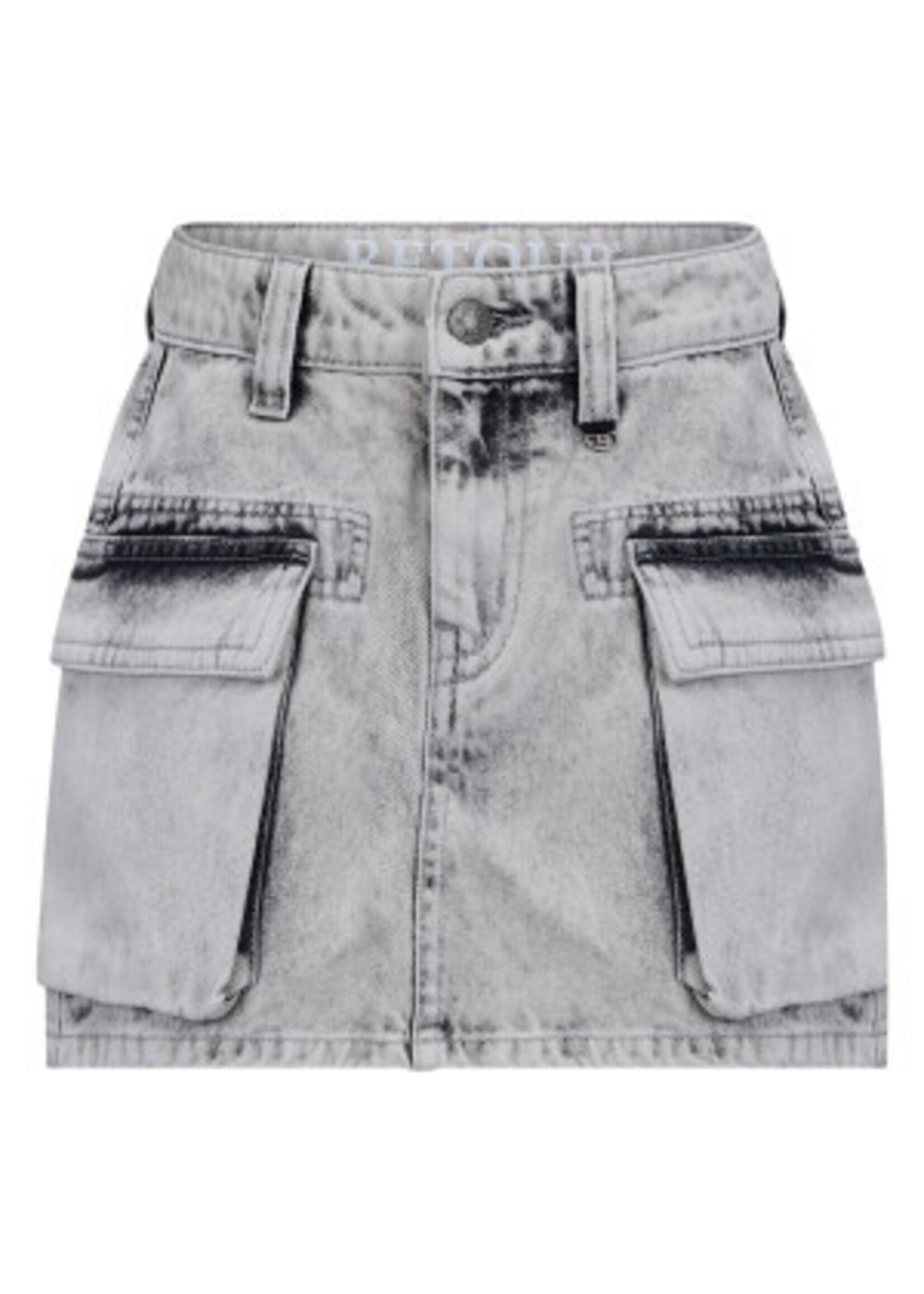 Retour Jeans Rok Olga (RJG-051-101) - bleached grey denim