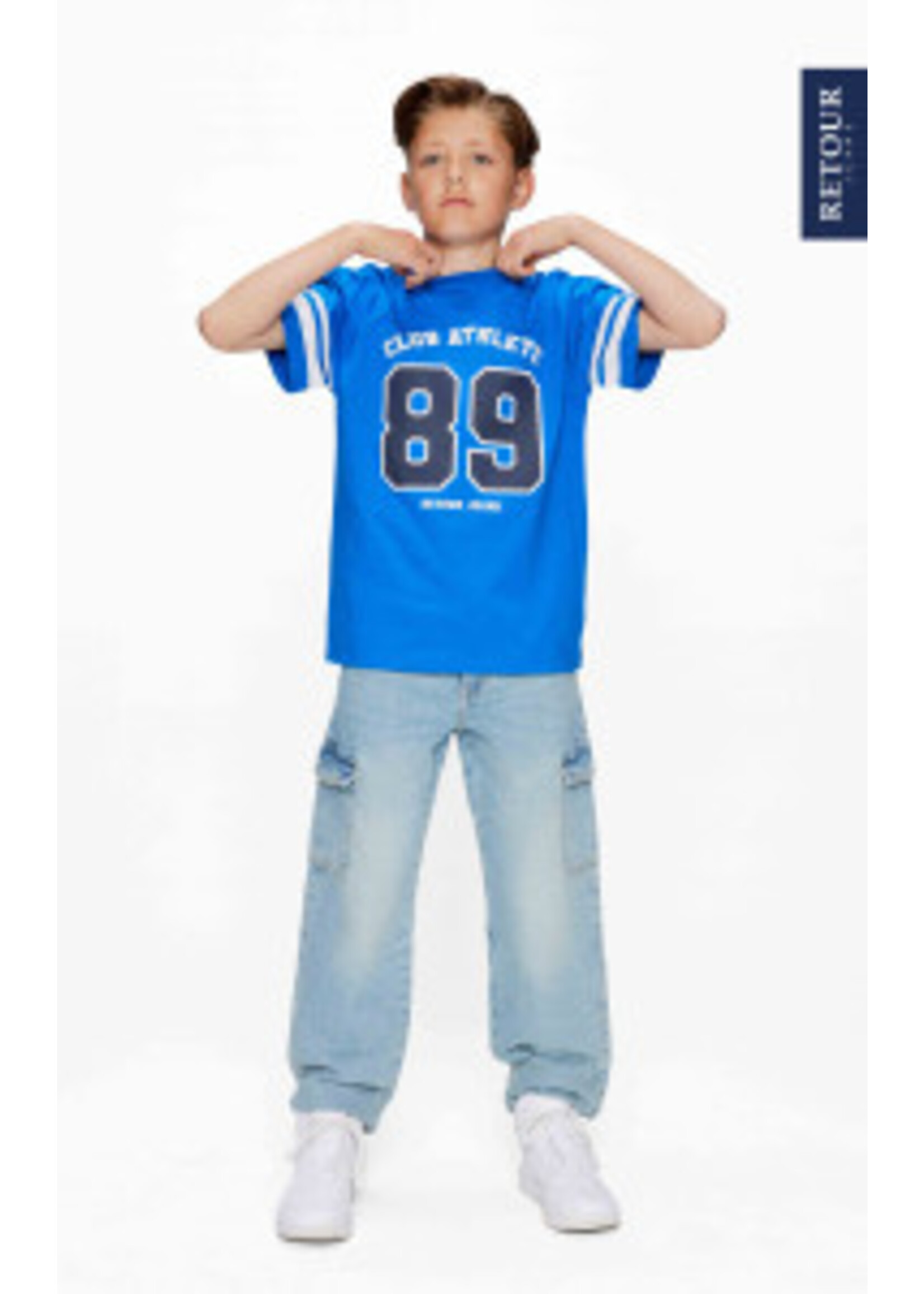 Retour Jeans T-shirt Chester (RJB-051-217) - electric blue