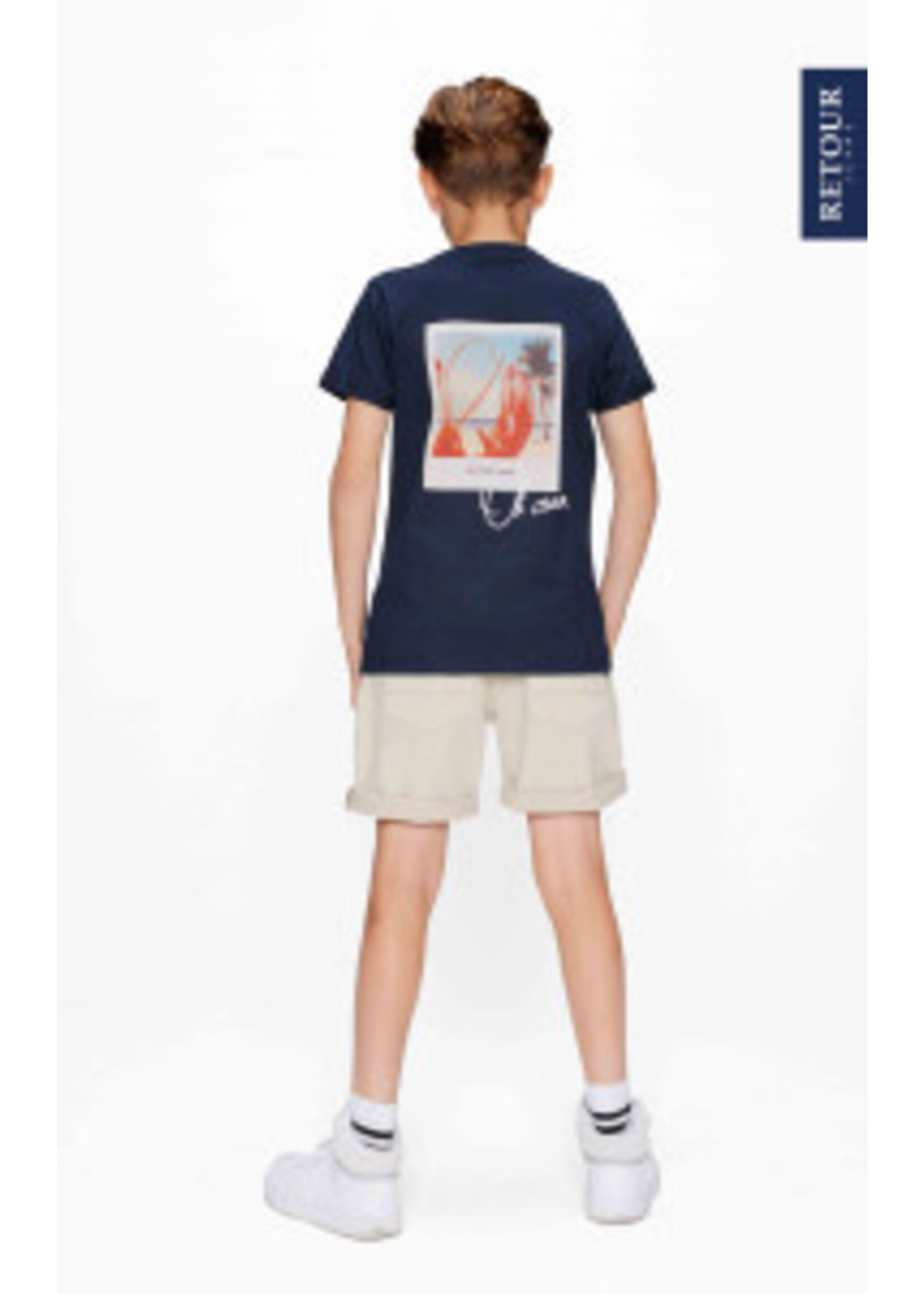 Retour Jeans T-shirt Damon (RJB-051-215) - dark navy