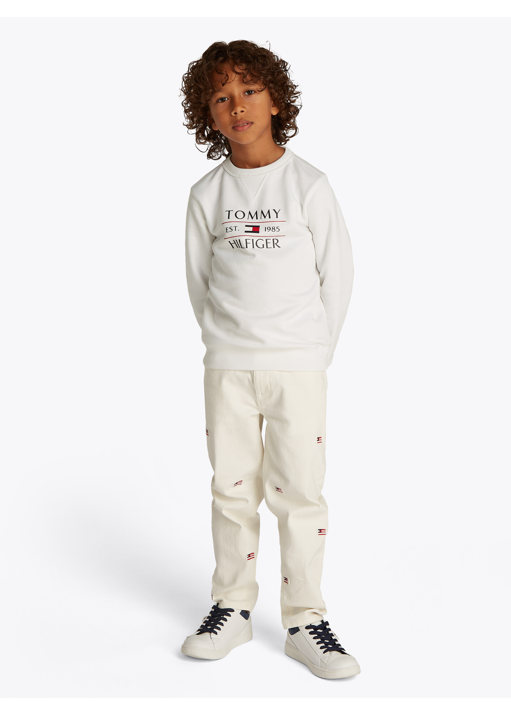 Tommy Hilfiger Sweater Flag KB0KB09569 - White