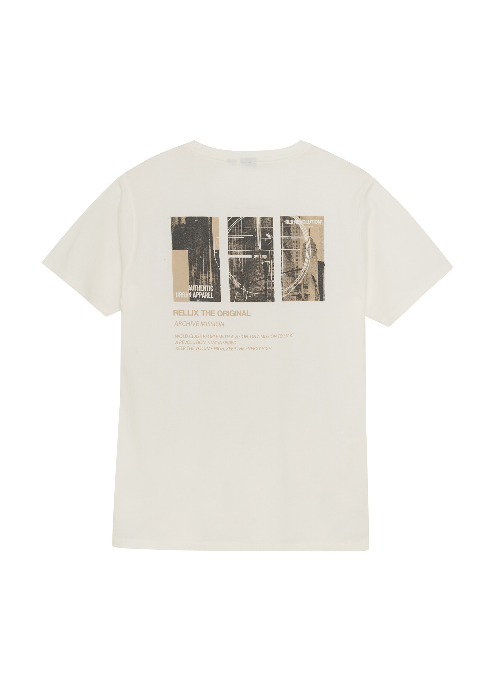 Rellix T-shirt 940154 T- RLX Backprint - wit