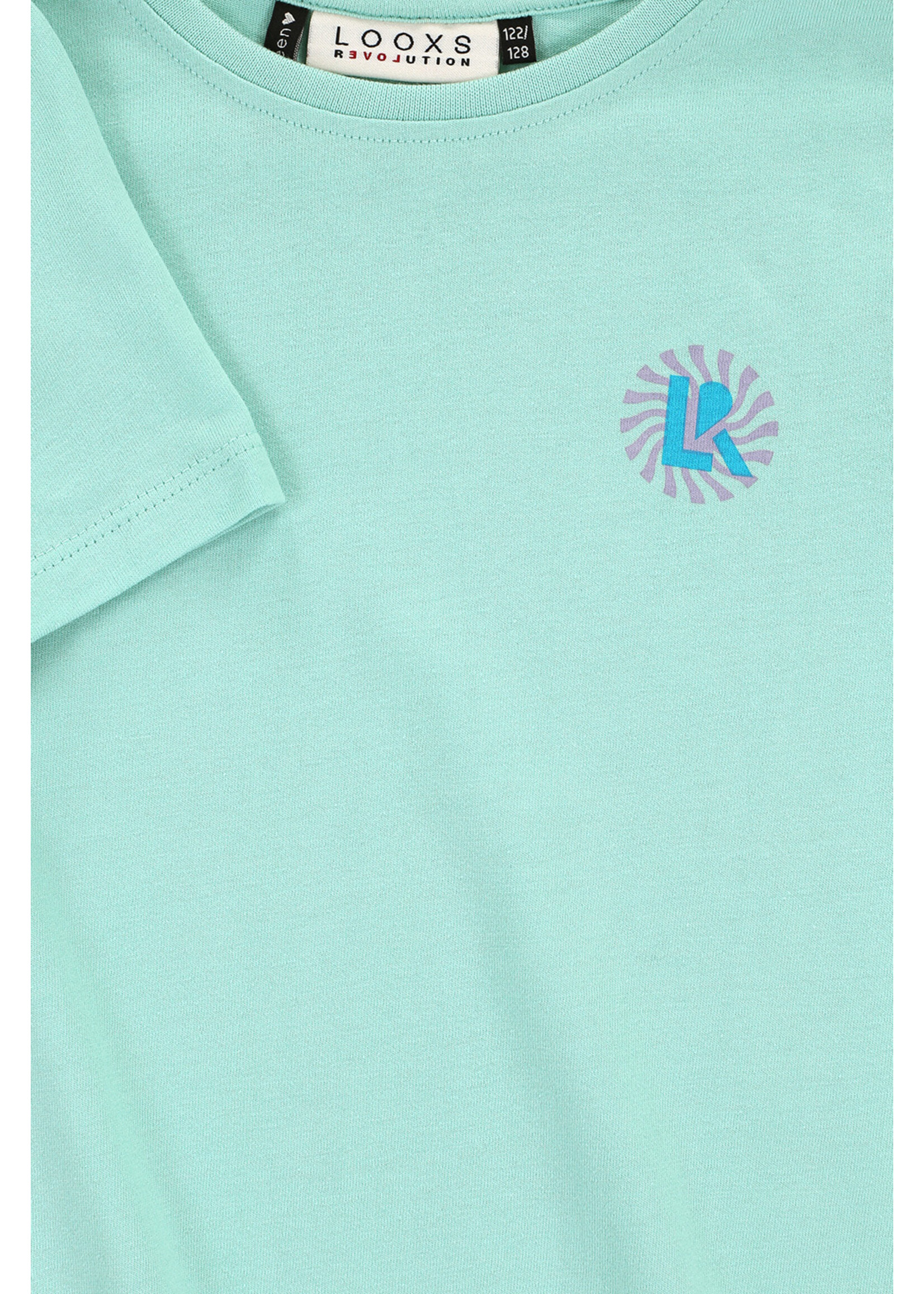 Looxs T-shirt 5431 - oceaan groen