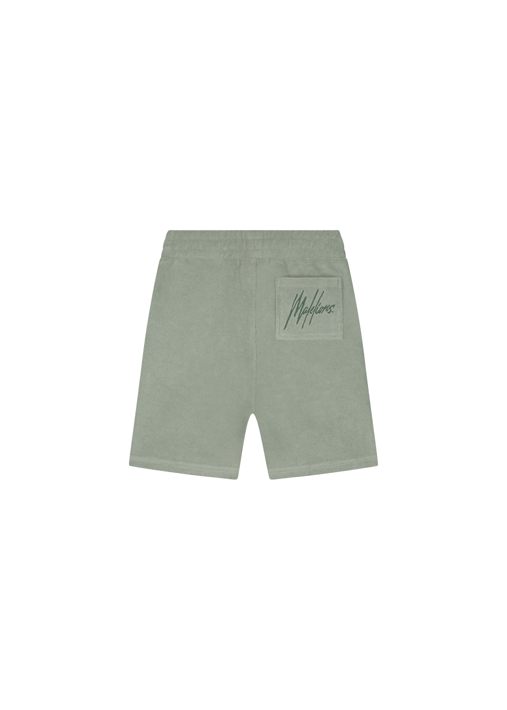 Malelions Shorts Signature Toweling MJ2-SS25-03 - Agave Green