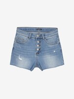Indian blue jeans Korte spijkerbroek Wide Denim Short Damaged   970280 - lichtblauw denim