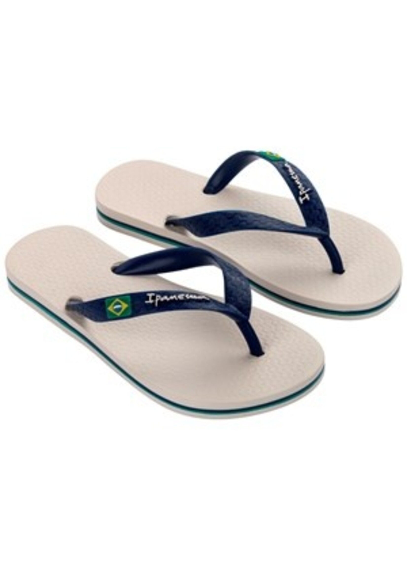 Ipanema Slipper 80416 Classic Brasil - beige/blauw