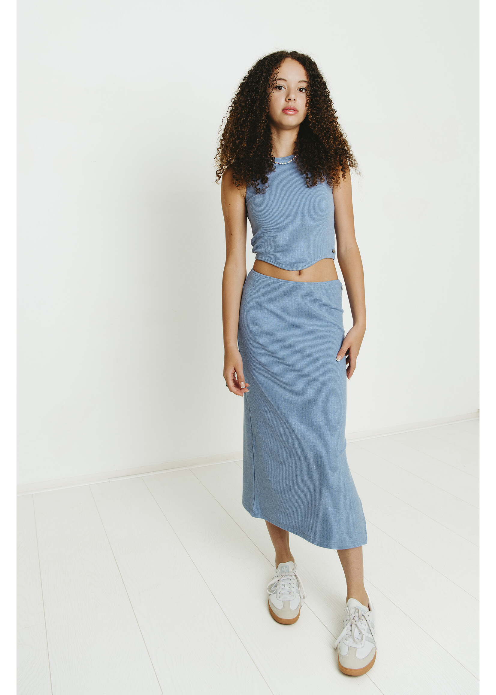 Frankie & Liberty Top Roby FL25307 - denim blauw