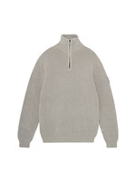 Rellix Trui Knitwear Zip Collar Washed  940332  - zand