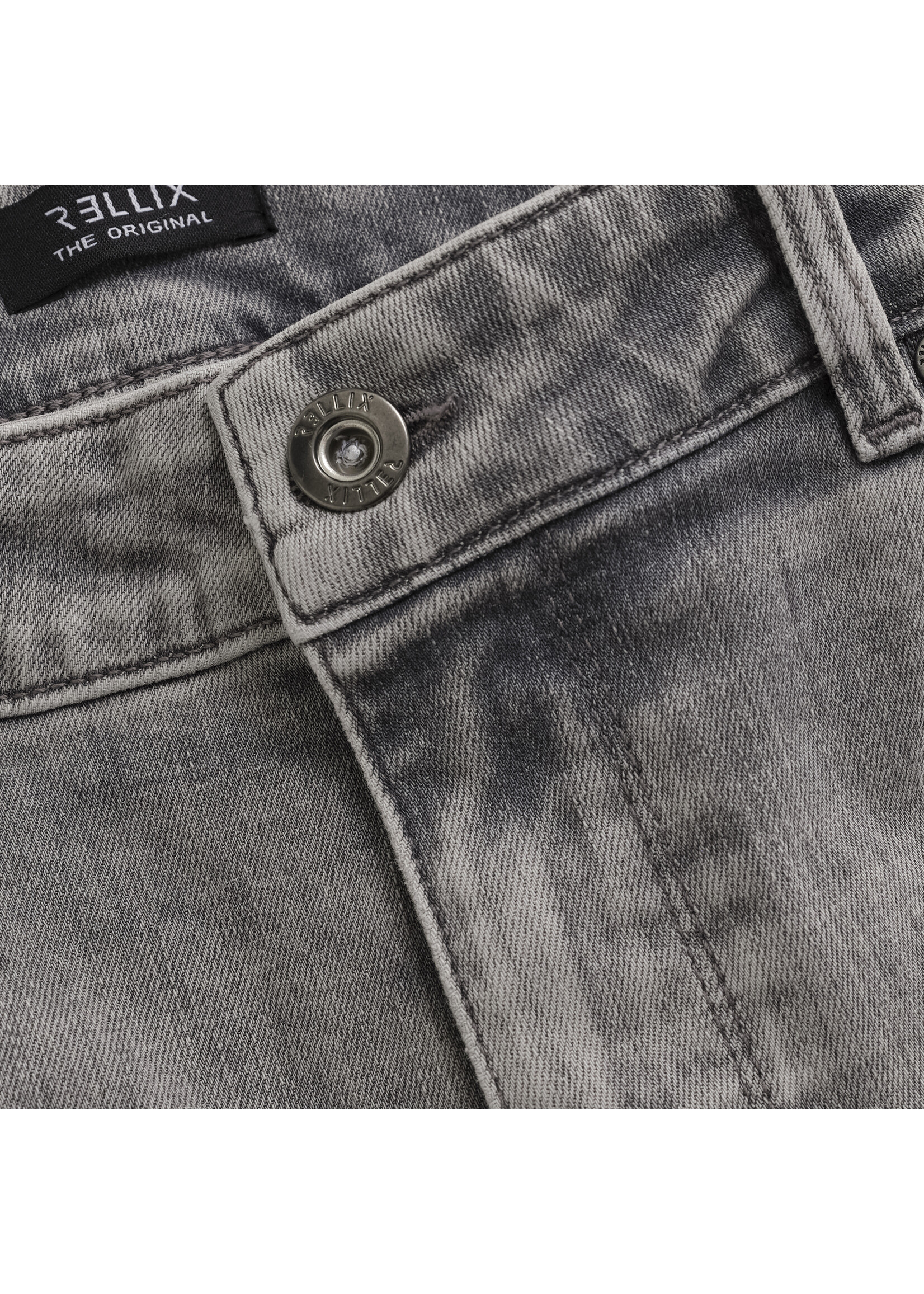 Rellix Jeans 940221 Straight Wide fit - Used Grey Denim