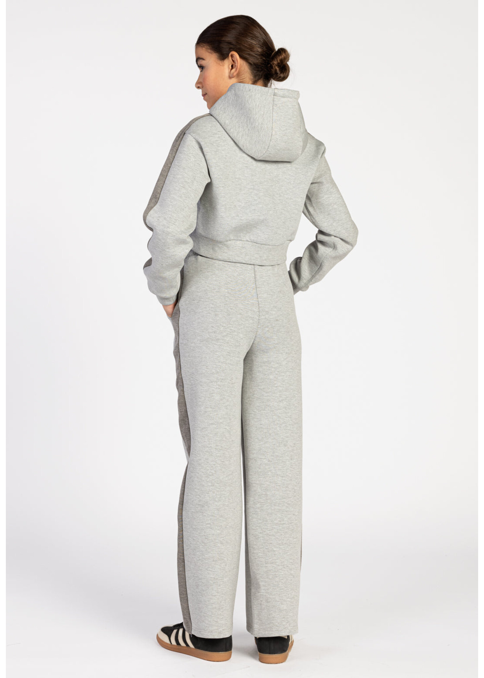 AI&KO Hoodie Sweater Gracie - nickle grey