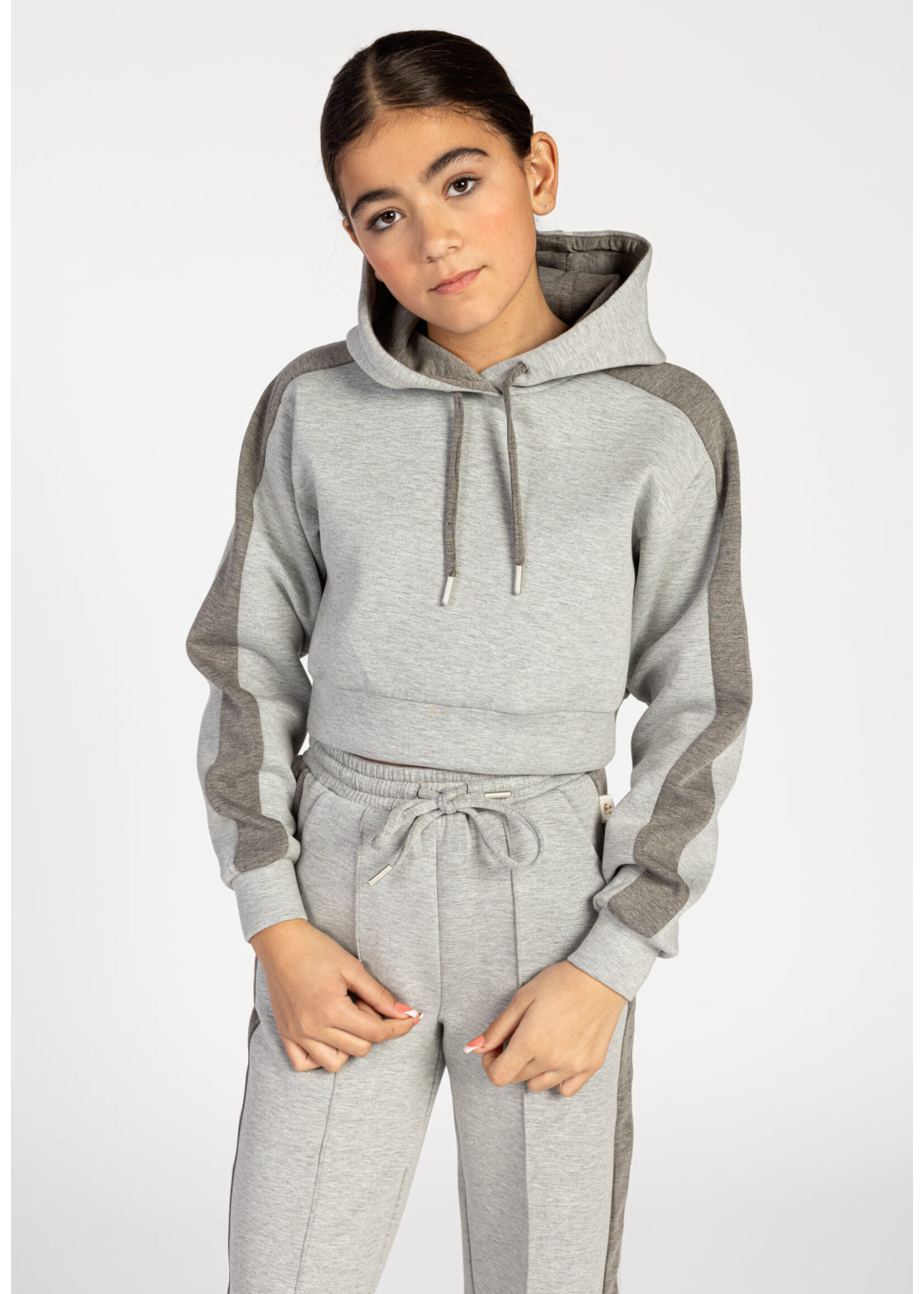 AI&KO Hoodie Sweater Gracie - nickle grey