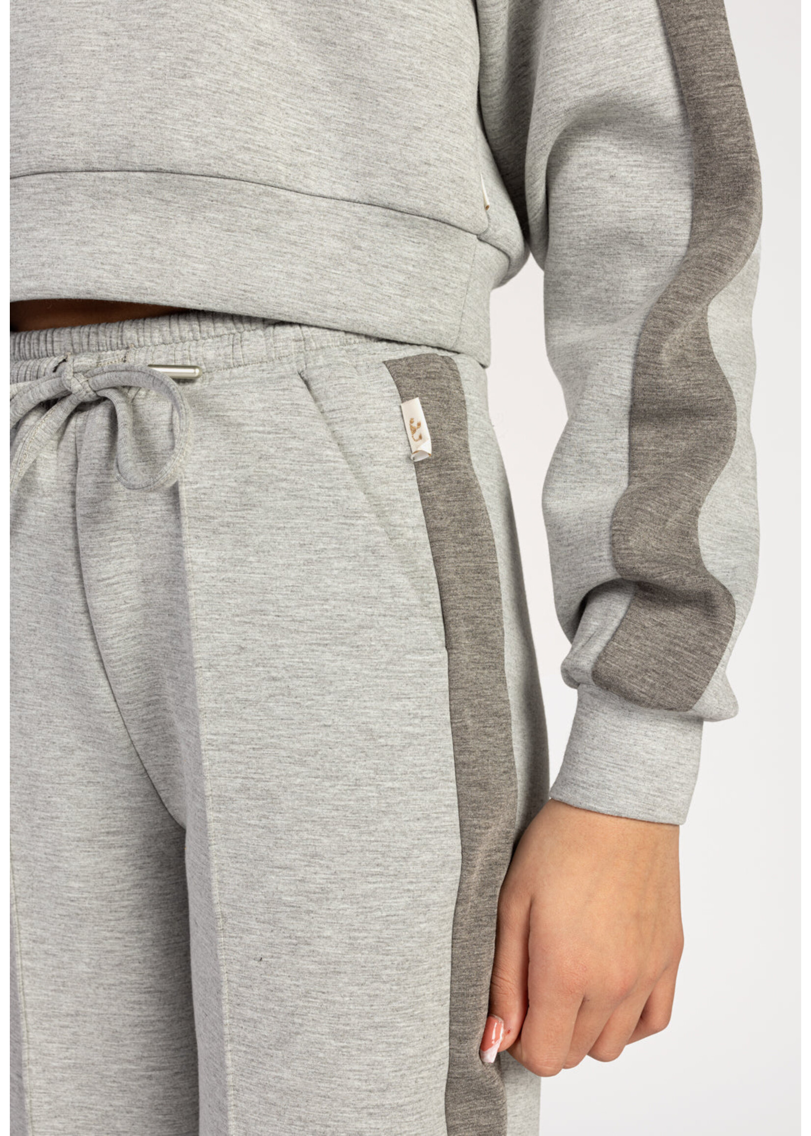 AI&KO Hoodie Sweater Gracie - nickle grey