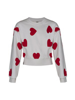 Kiestone Sweater Marieke hart KS1010- rood