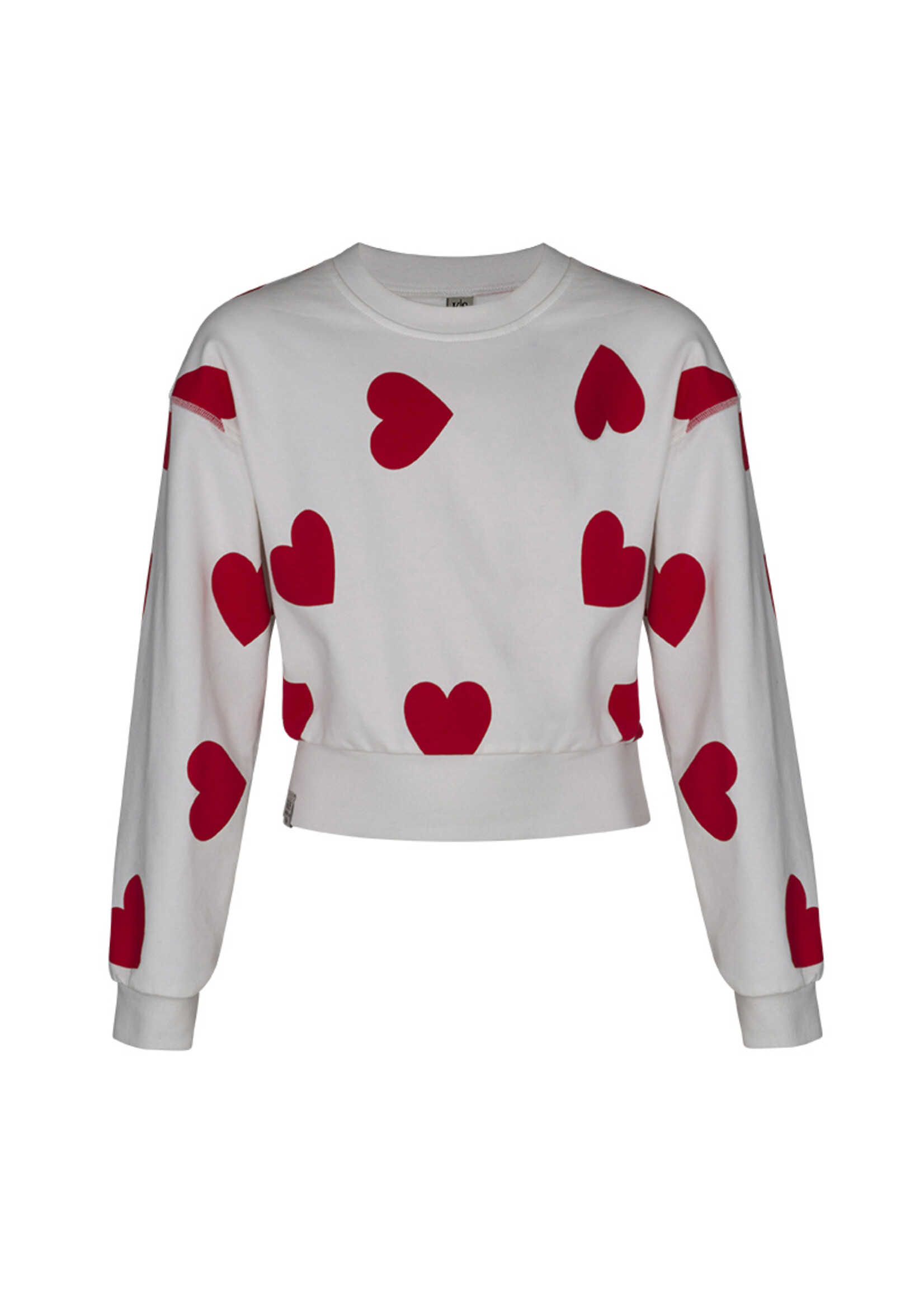 Kiestone Sweater Marieke hart KS1010- rood