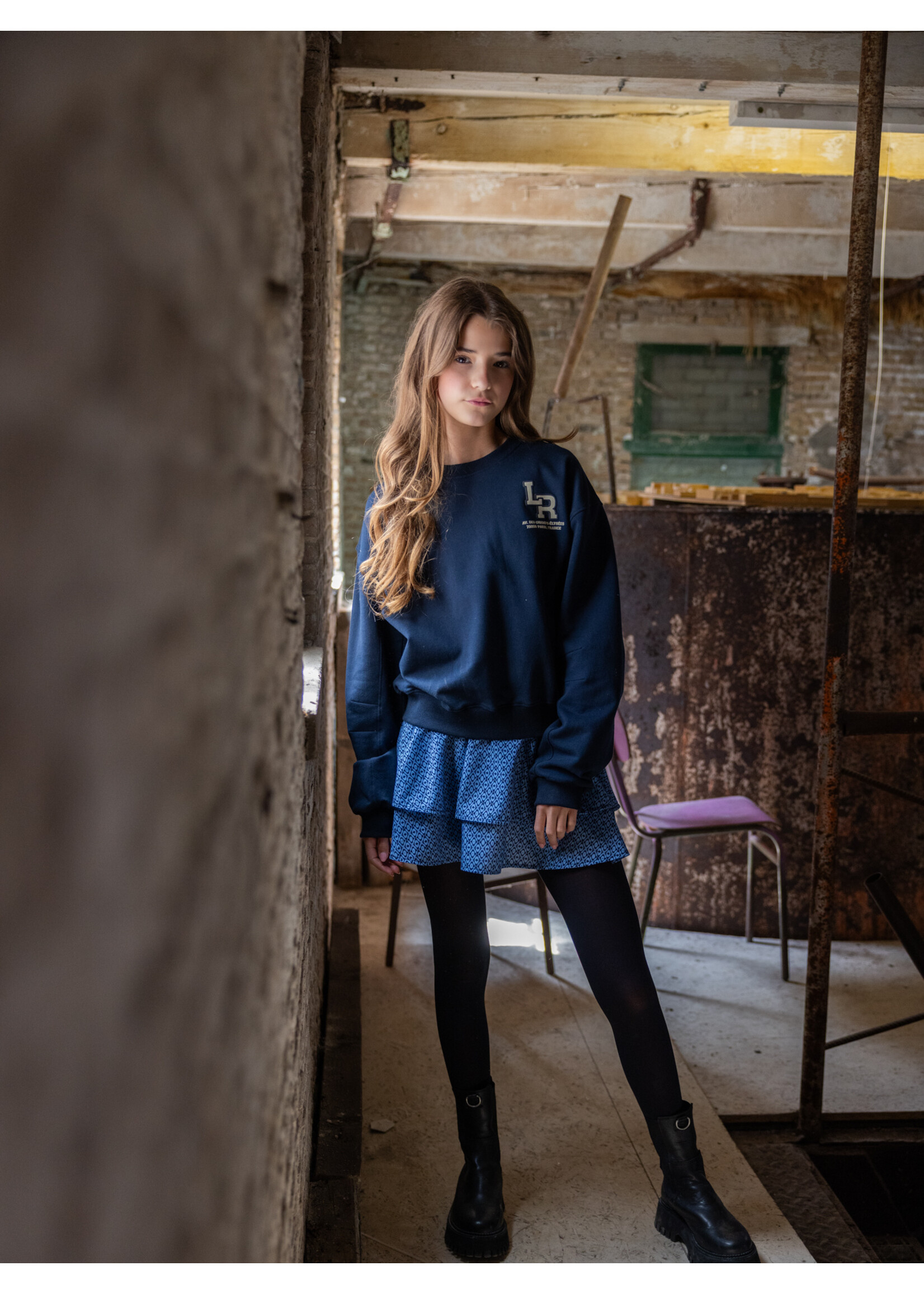 Looxs Sweater 5318 - donkerblauw