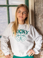 Looxs Sweater 5308- ecru gemêleerd