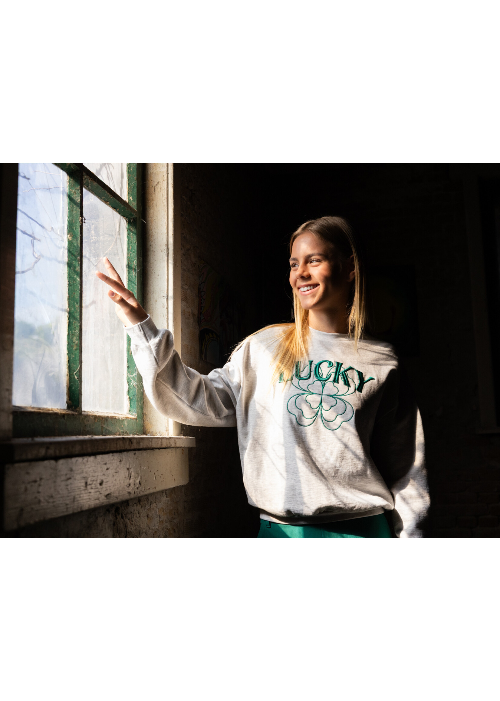 Looxs Sweater 5308- ecru gemêleerd