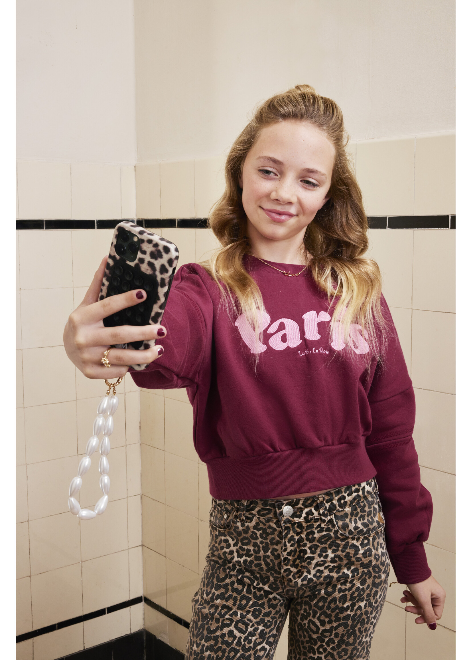 Indian blue jeans Sweater 970327 - bordeaux