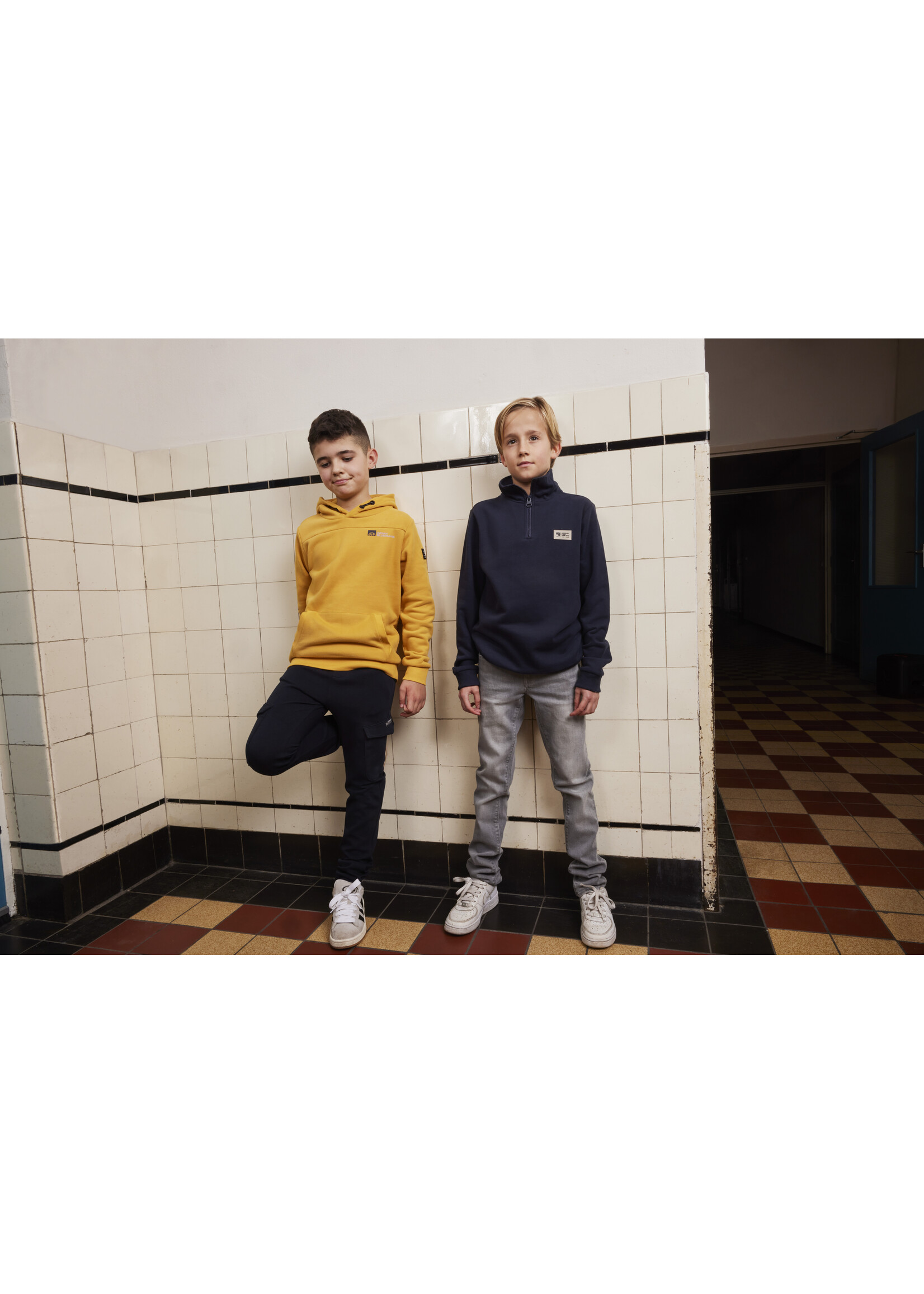 Indian blue jeans Hoodie 960446 - okergeel