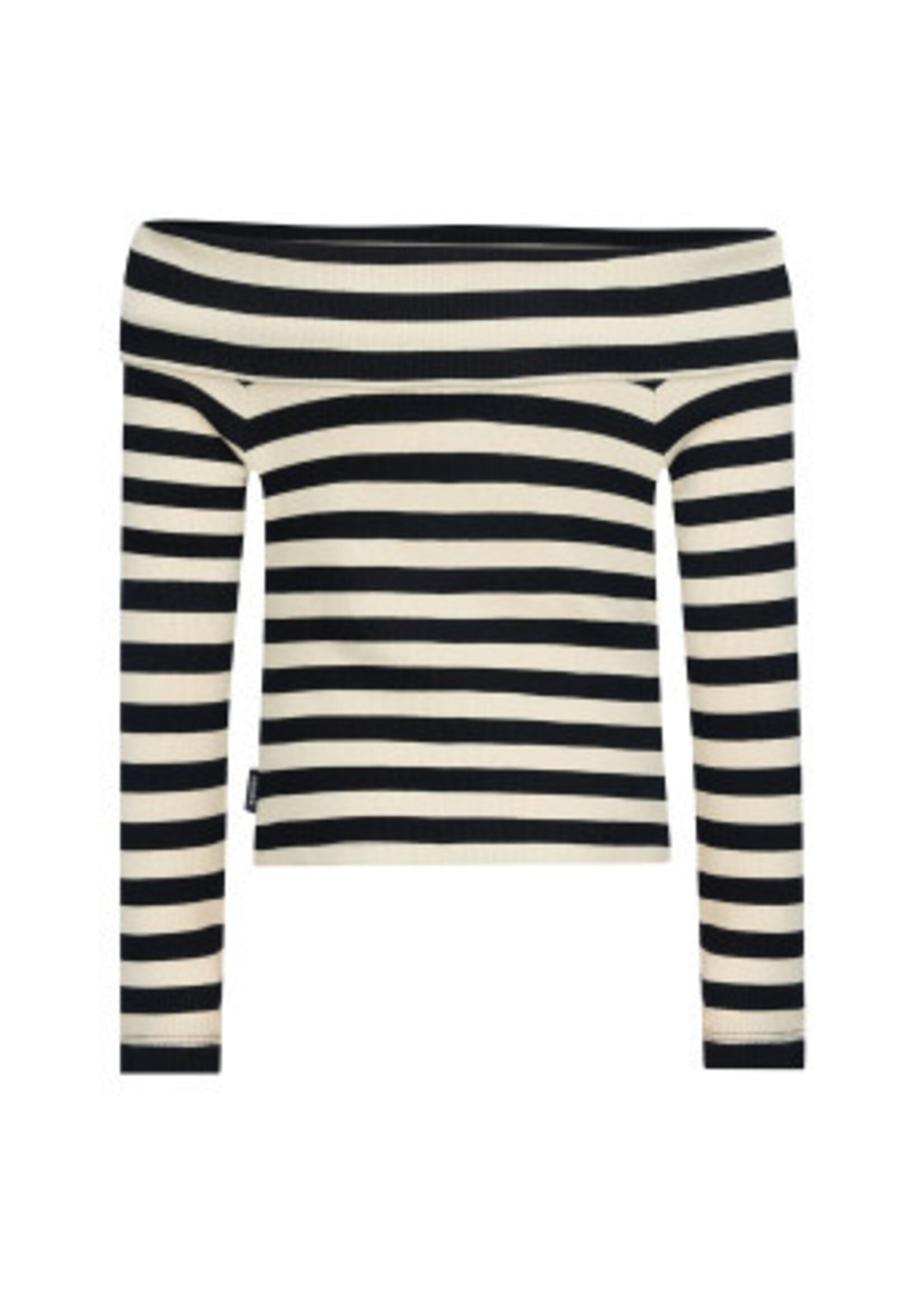 Retour Jeans Top  Esra (RJG-053-201) - zwart/roomwit