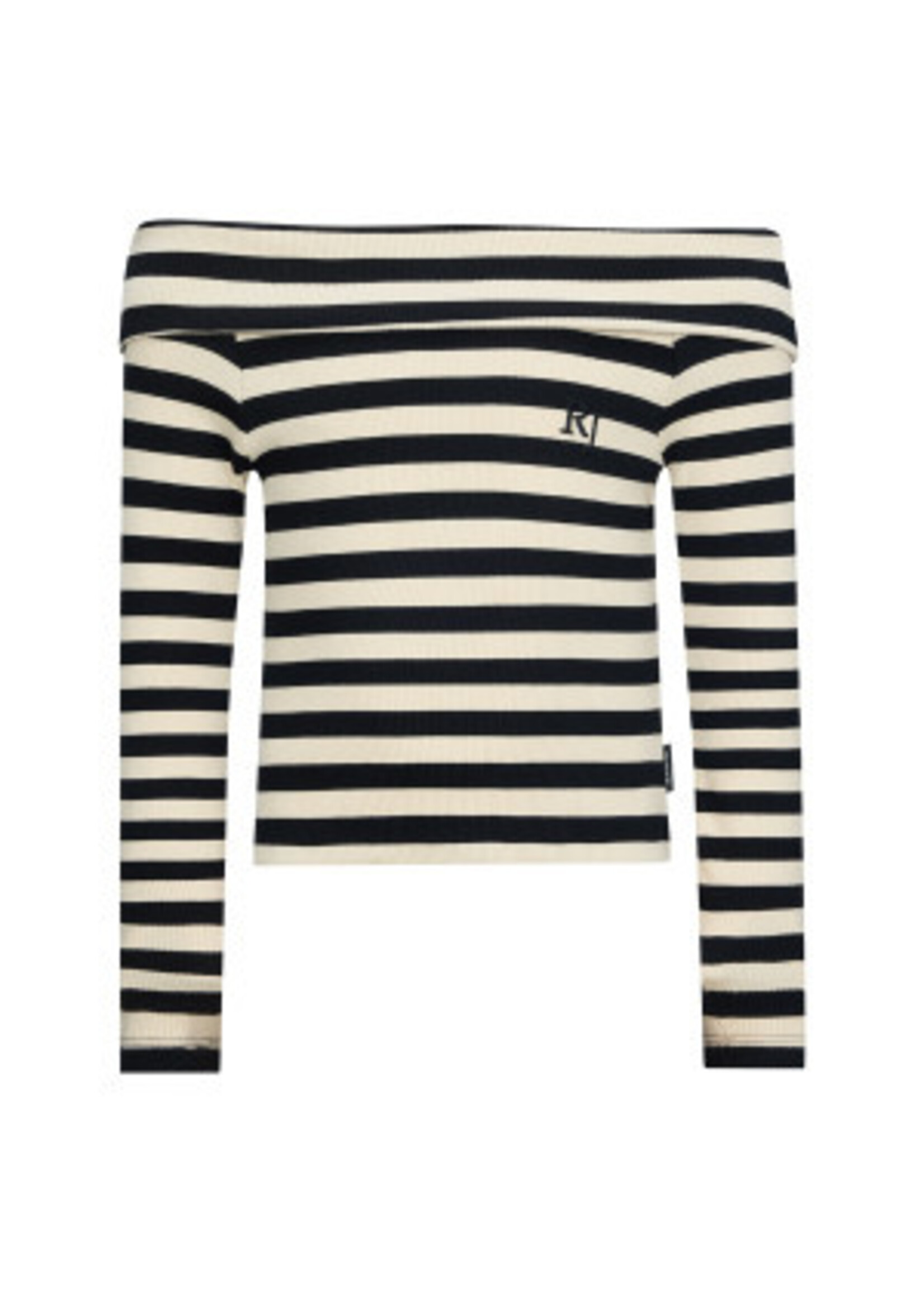 Retour Jeans Top  Esra (RJG-053-201) - zwart/roomwit