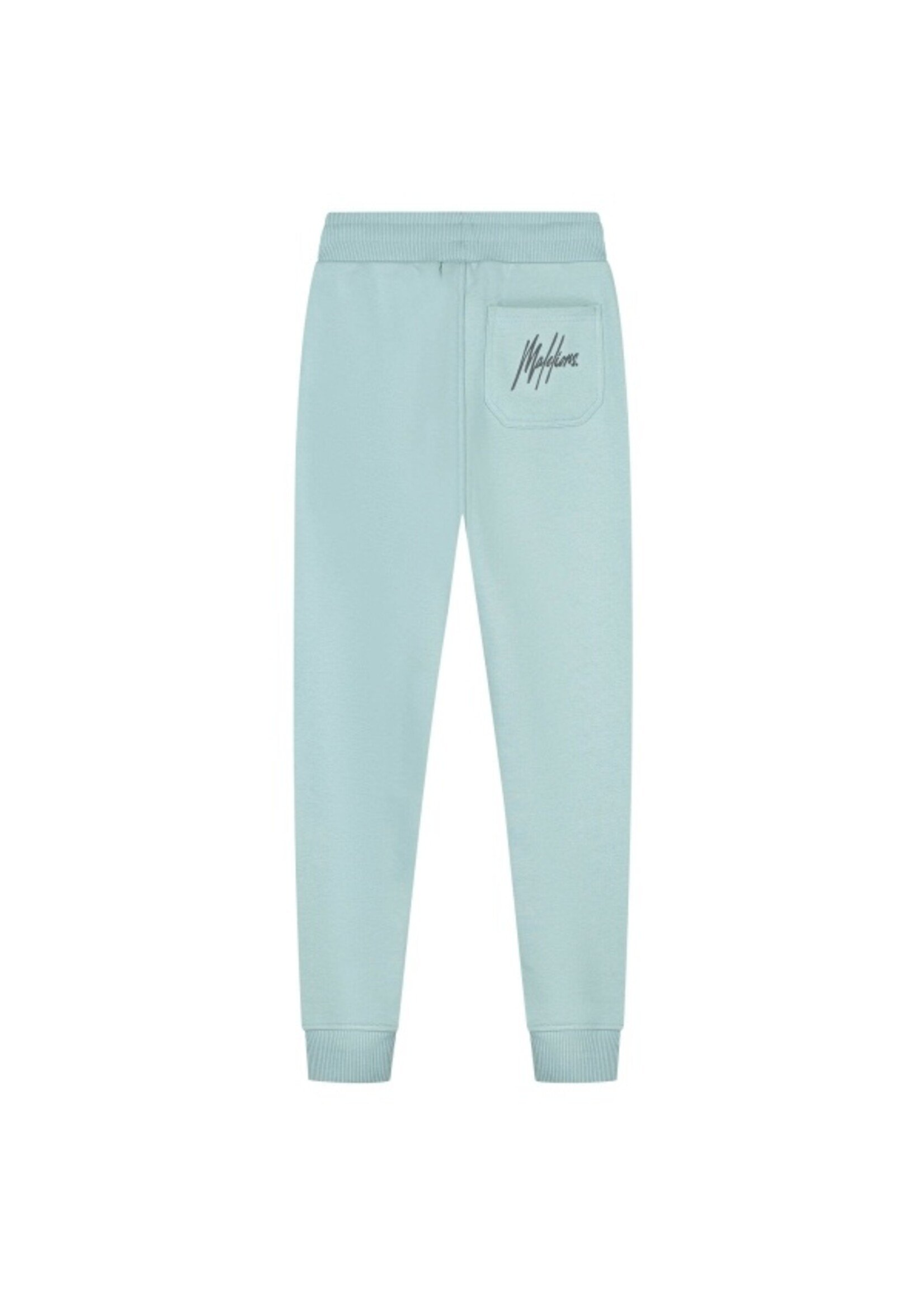 Malelions Joggingbroek r Striped Signature Sweatpants (MJ1-AW25-13) -grijsblauw