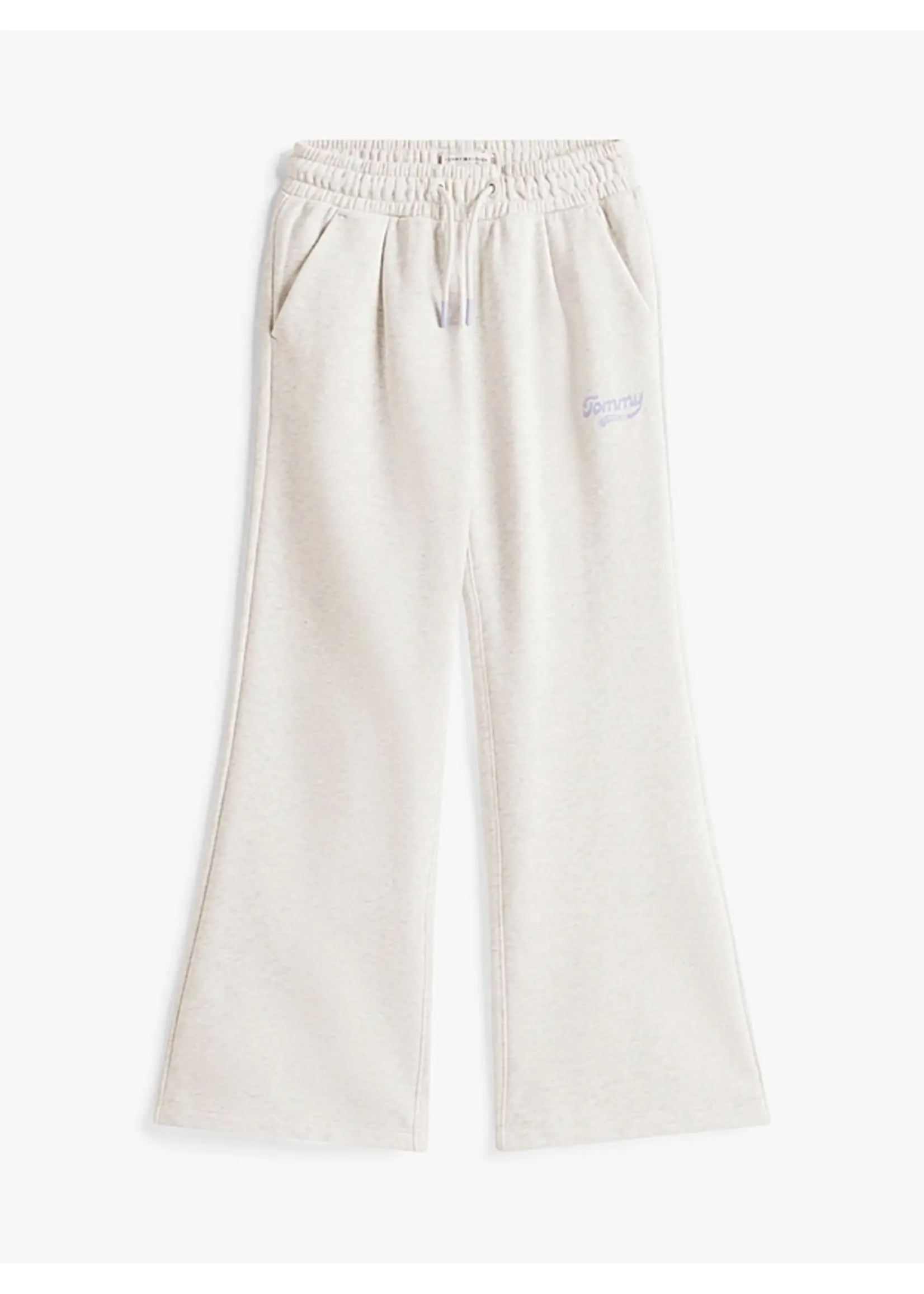 Tommy Hilfiger WIDE LEG VARSITY FLOCK SWT PANTS - KG0KG08778P09