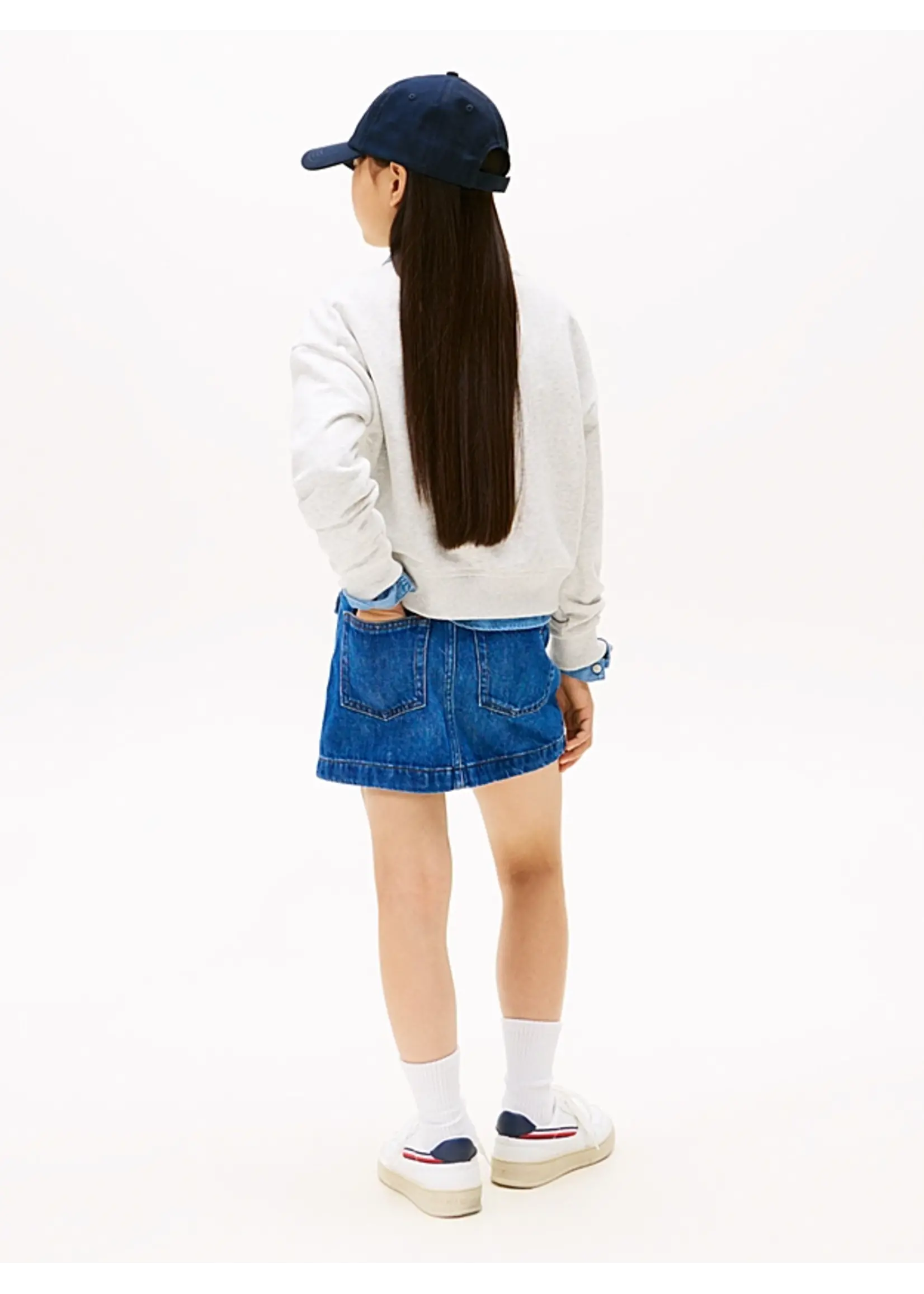 Tommy Hilfiger Sweater TOMMY FLOCK SWEATSHIRT KG0KG08779P09 - heather