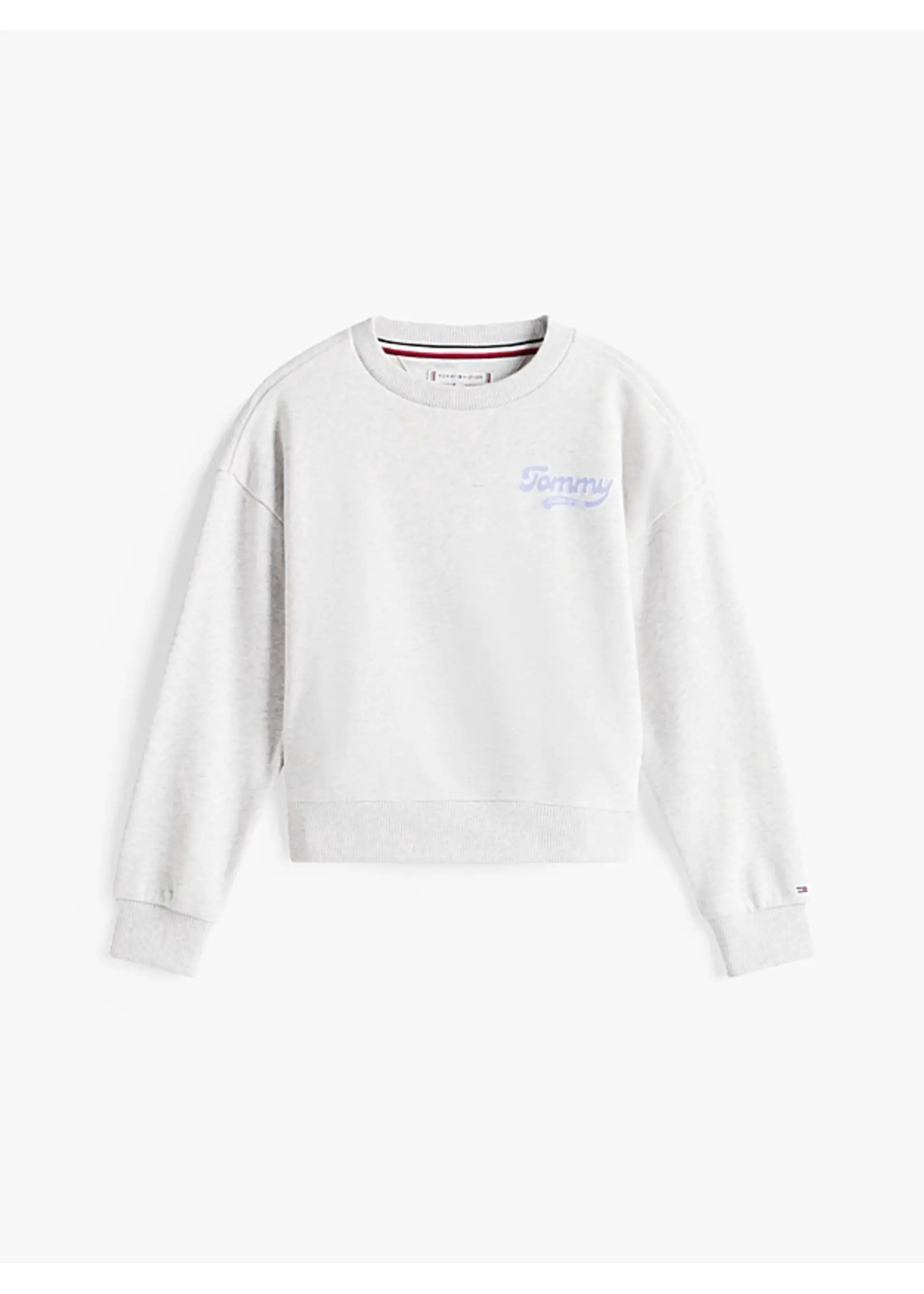 Tommy Hilfiger Sweater TOMMY FLOCK SWEATSHIRT KG0KG08779P09 - heather