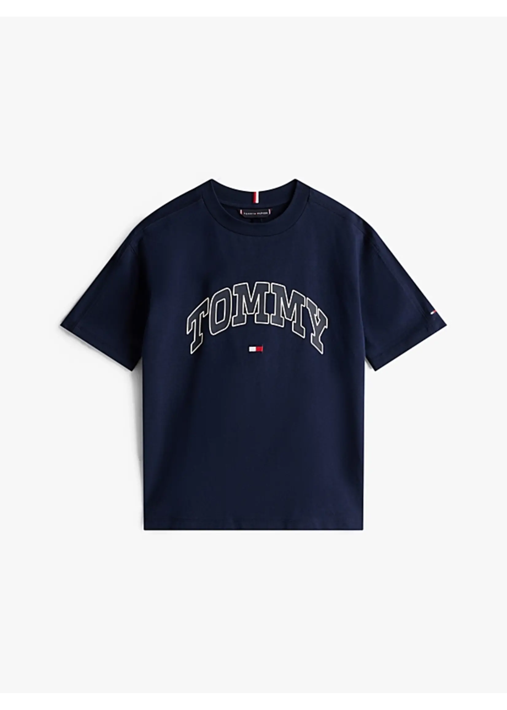 Tommy Hilfiger VARSITY RAISED PRINT TEE SS - KB0KB09939C1G