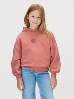 Calvin Klein Hoodie IG0IG03016VAZ - SCRIPT LOGO GRAPHIC TERRY HOODIE - roze
