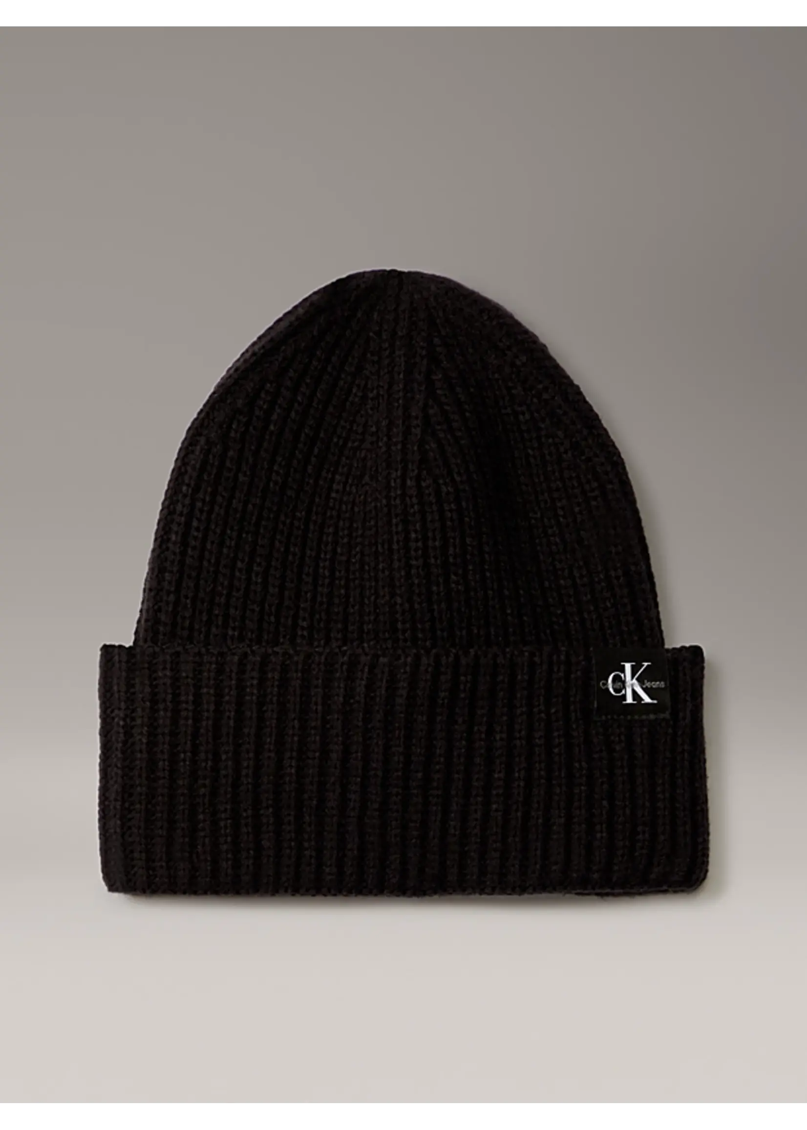 Calvin Klein Beanie / Muts IU0IU00440BEH - MONOGRAM RIB - zwart