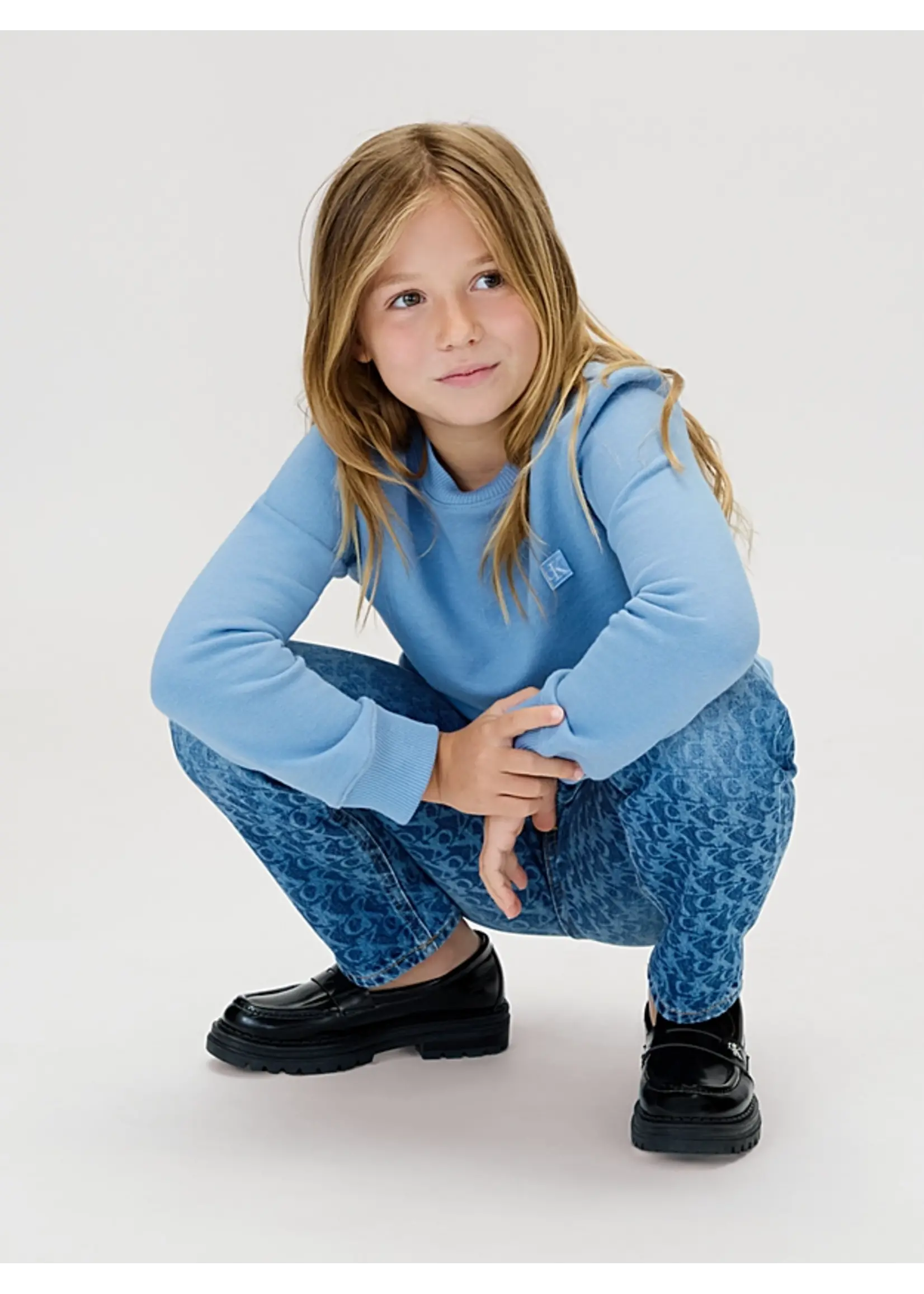 Calvin Klein Sweater  I IU0IU00570CFF - MONO MINI BADGE - lichtblauw