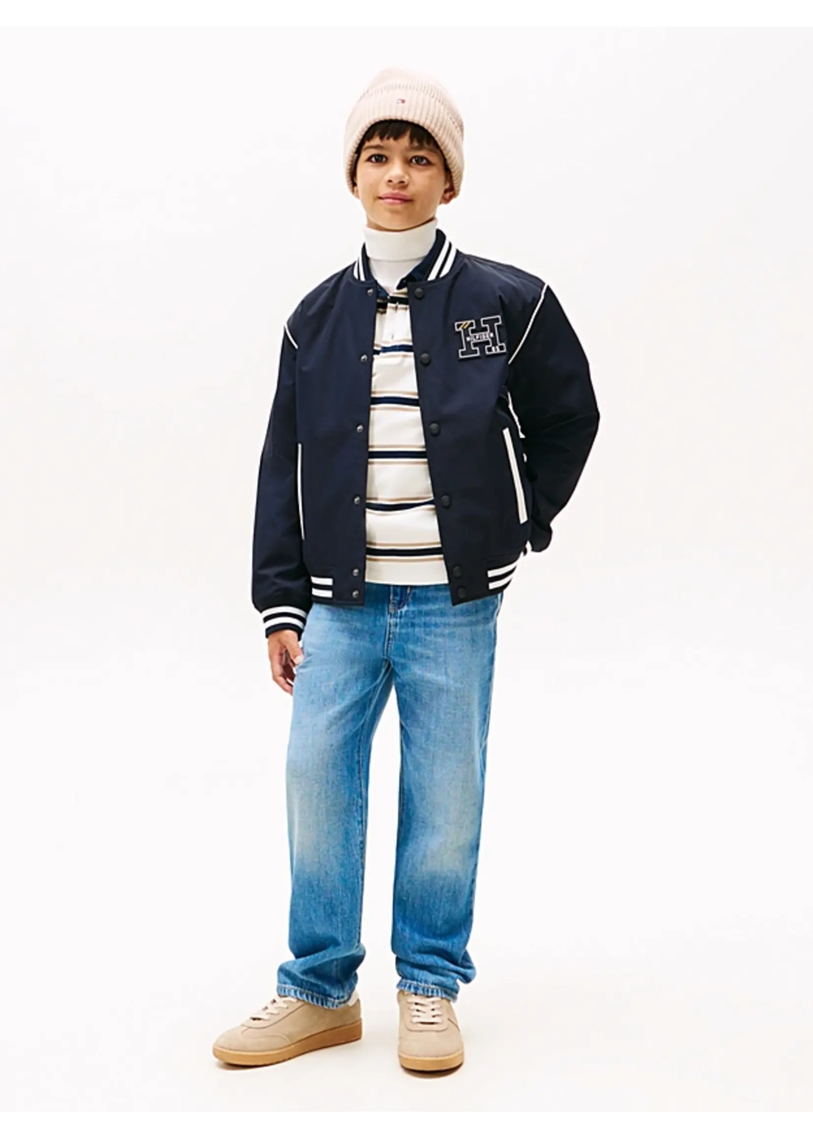 Tommy Hilfiger SKATER MID BLUE DENIM - KB0KB099231CE