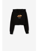 Tiffosi Hoodie Kirby croissant - zwart