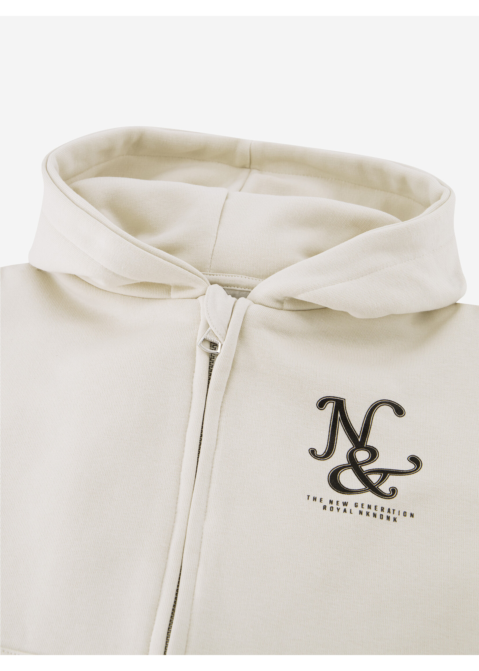 Nik & Nik Hoodie oversized Roman B 8-631 2505 - zand