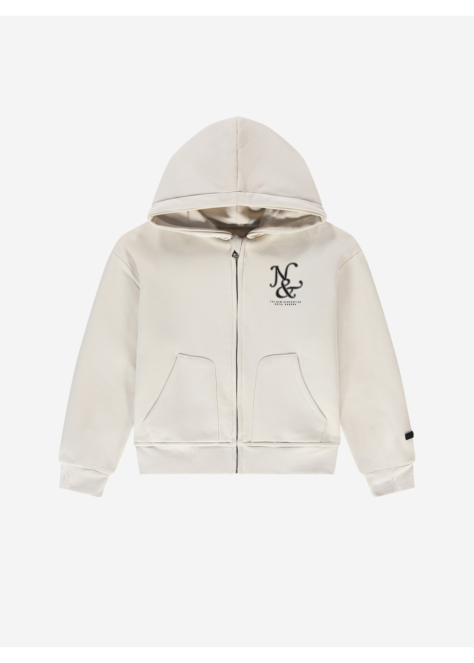 Nik & Nik Hoodie oversized Roman B 8-631 2505 - zand