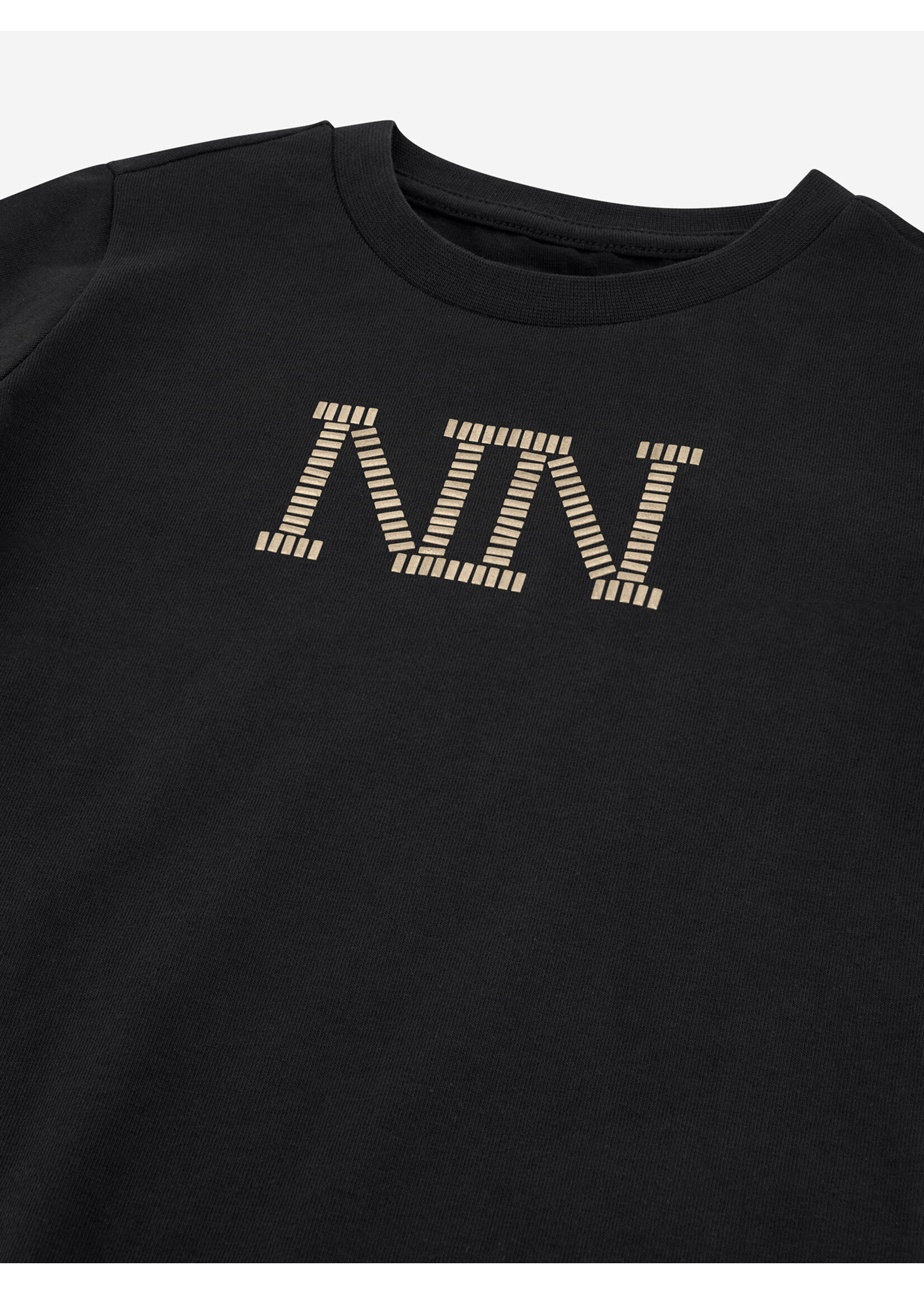 Nik & Nik T-shirt Stud G 8-664 2505 - zwart