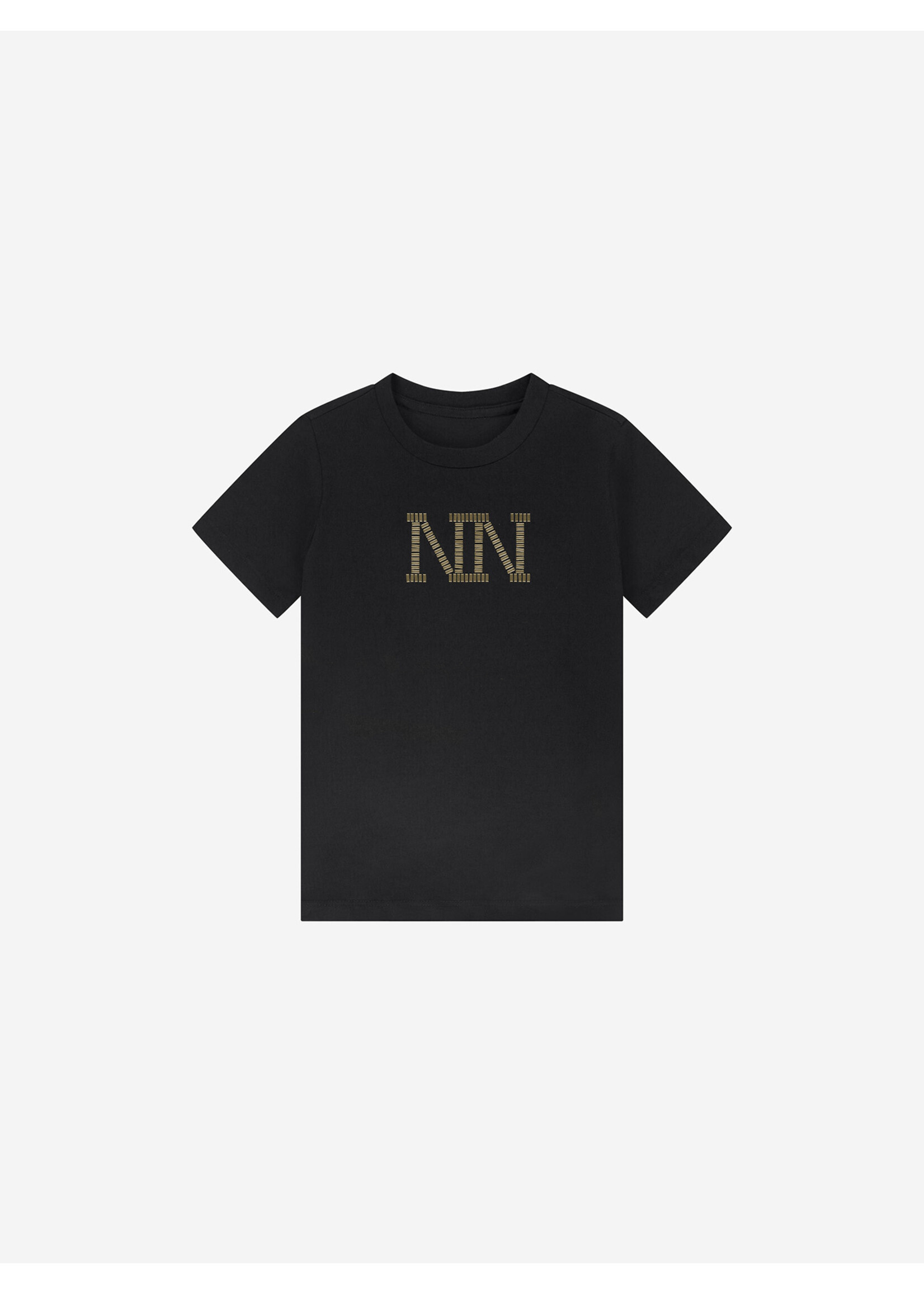 Nik & Nik T-shirt Stud G 8-664 2505 - zwart