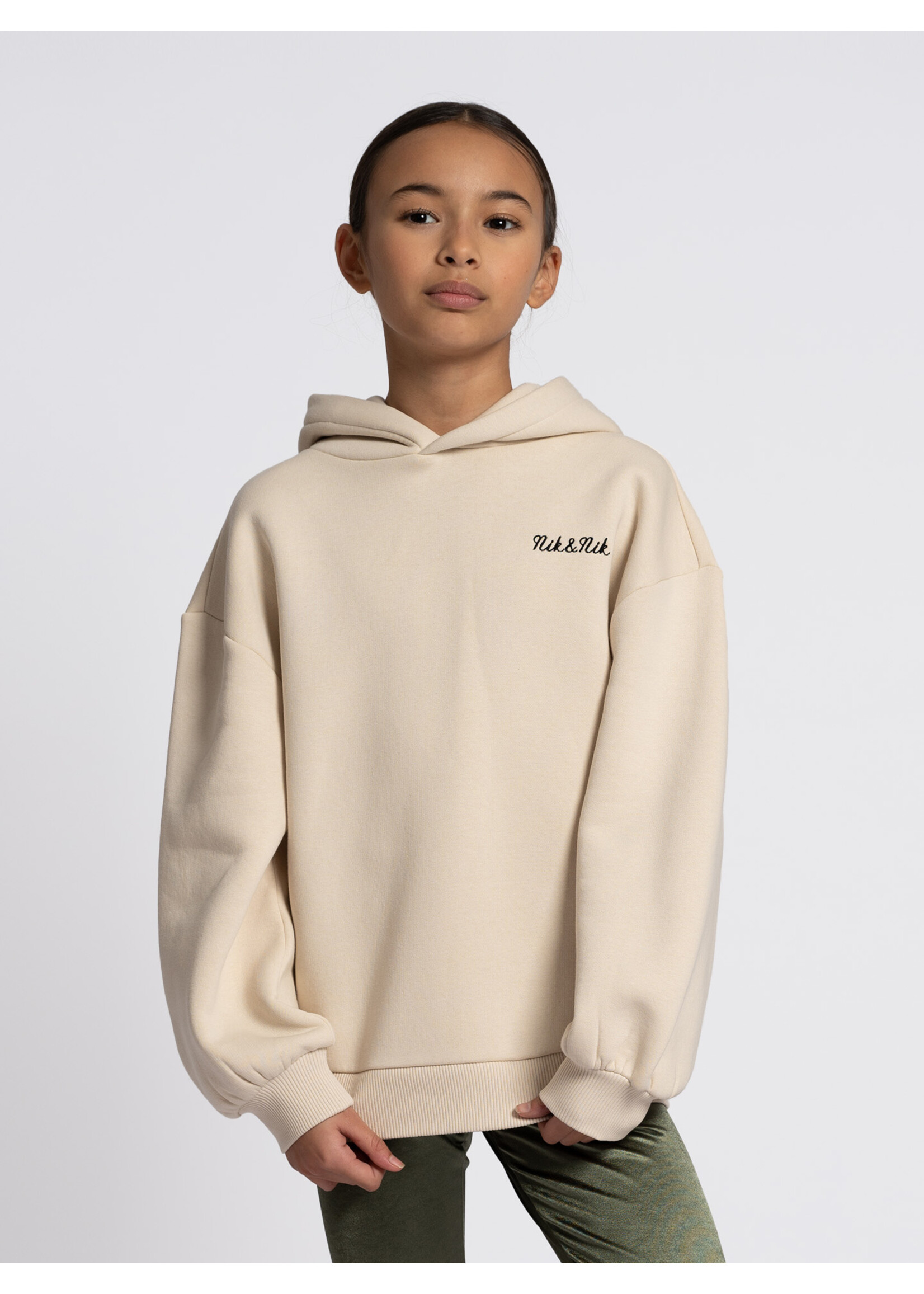 Nik & Nik Hoodie Novan G 8-702 2505 - zand