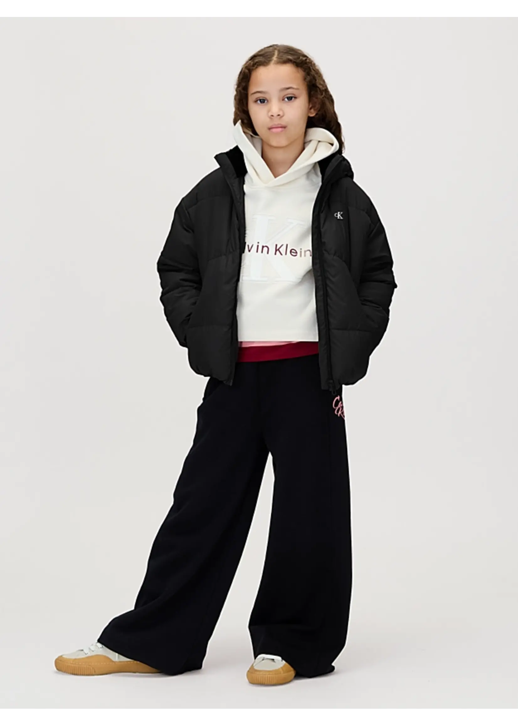 Calvin Klein Jas I IG0IG02056BEH - CK SHORT PUFFER JACKET - zwart