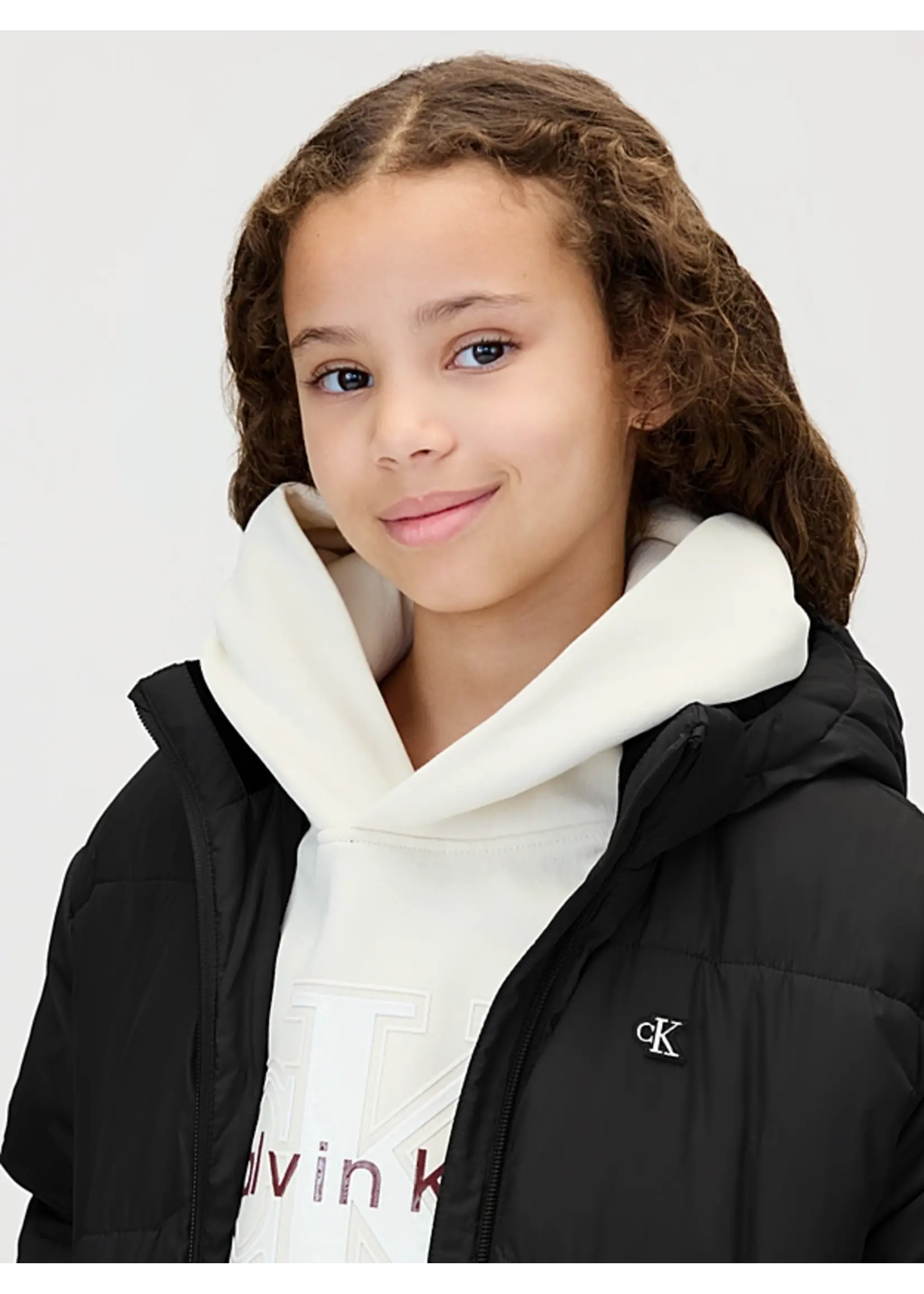 Calvin Klein Jas I IG0IG02056BEH - CK SHORT PUFFER JACKET - zwart