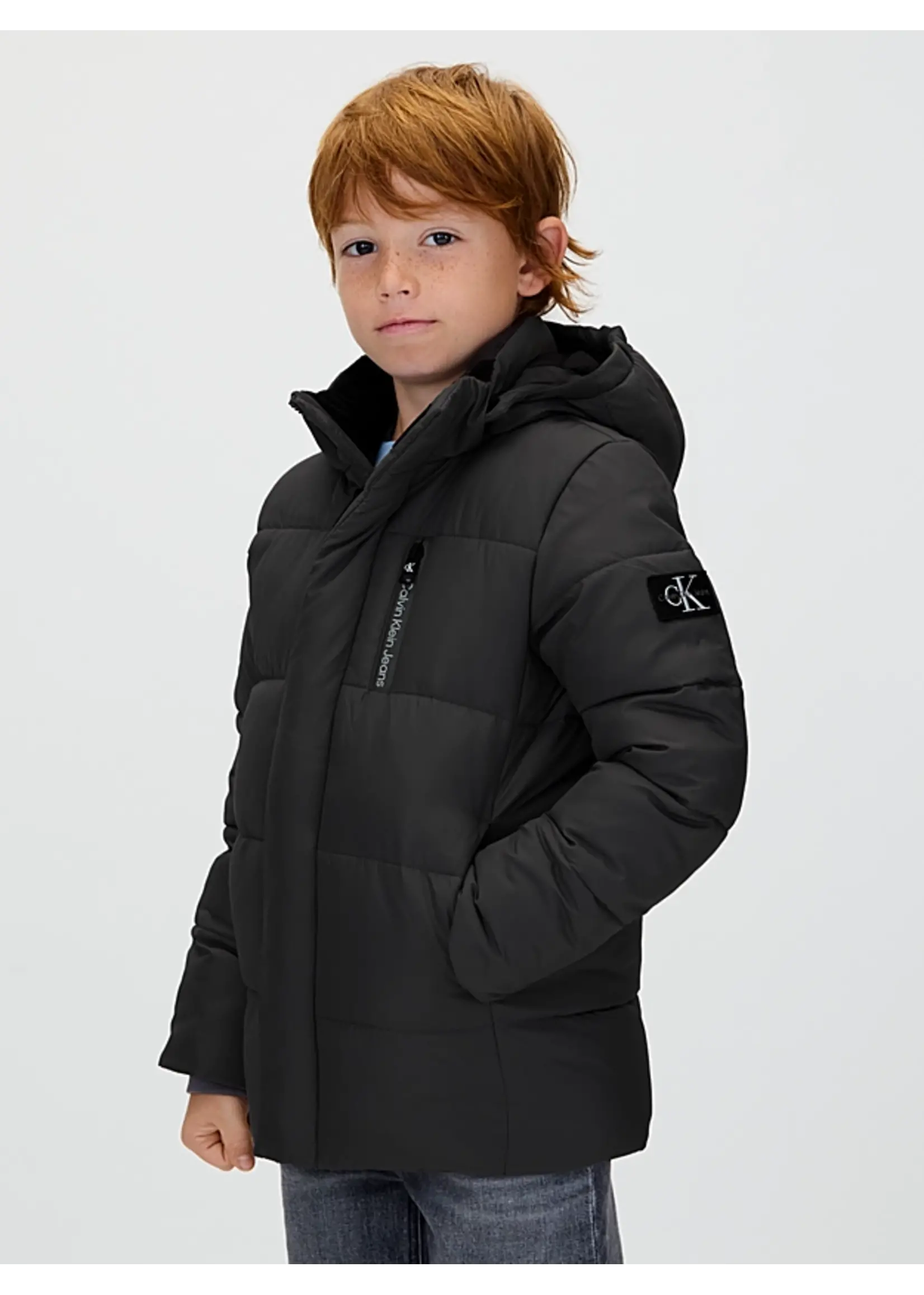 Calvin Klein Jas IB0IB01276BEH - ESSENTIAL PUFFER JACKET- zwart