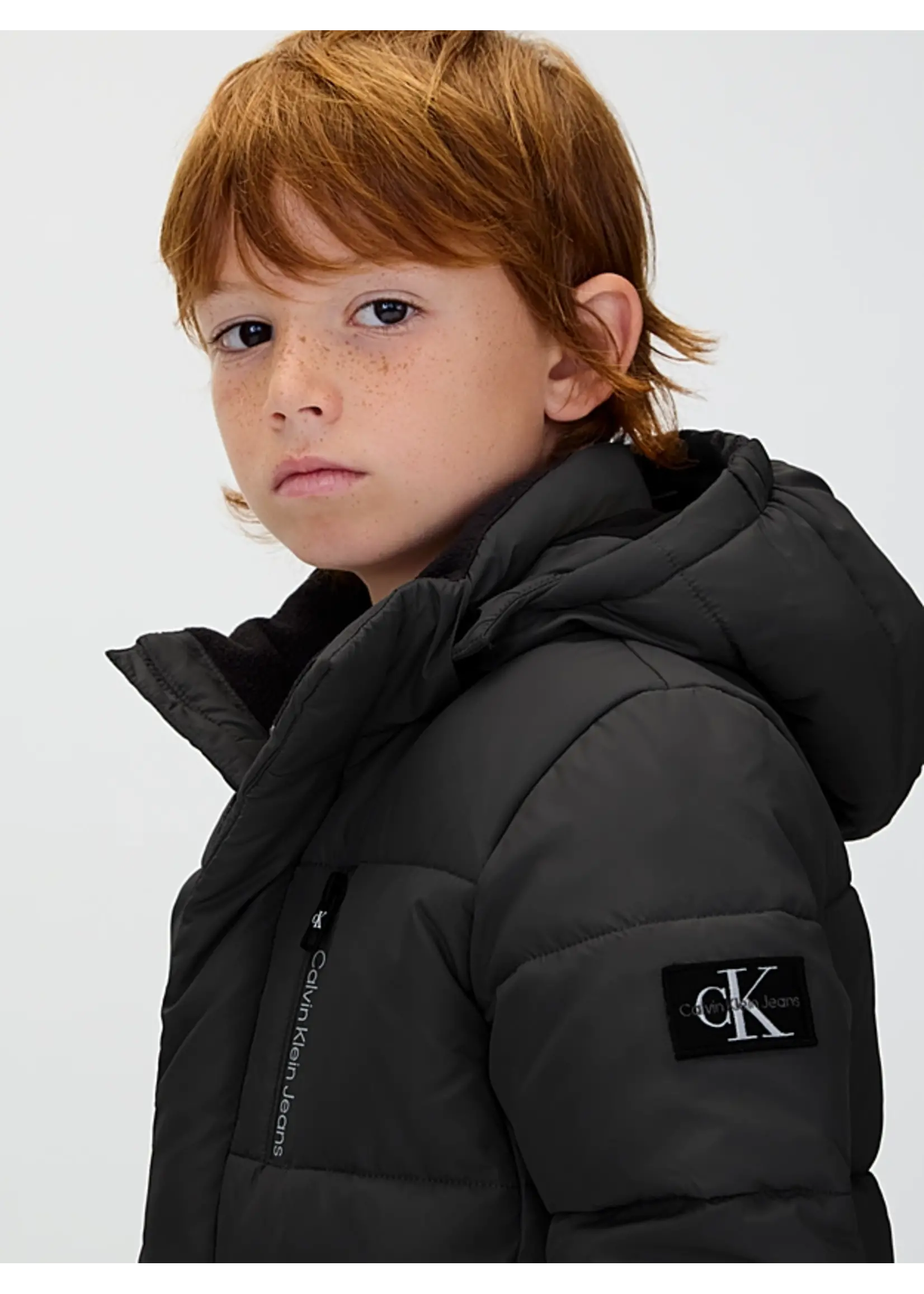 Calvin Klein Jas IB0IB01276BEH - ESSENTIAL PUFFER JACKET- zwart
